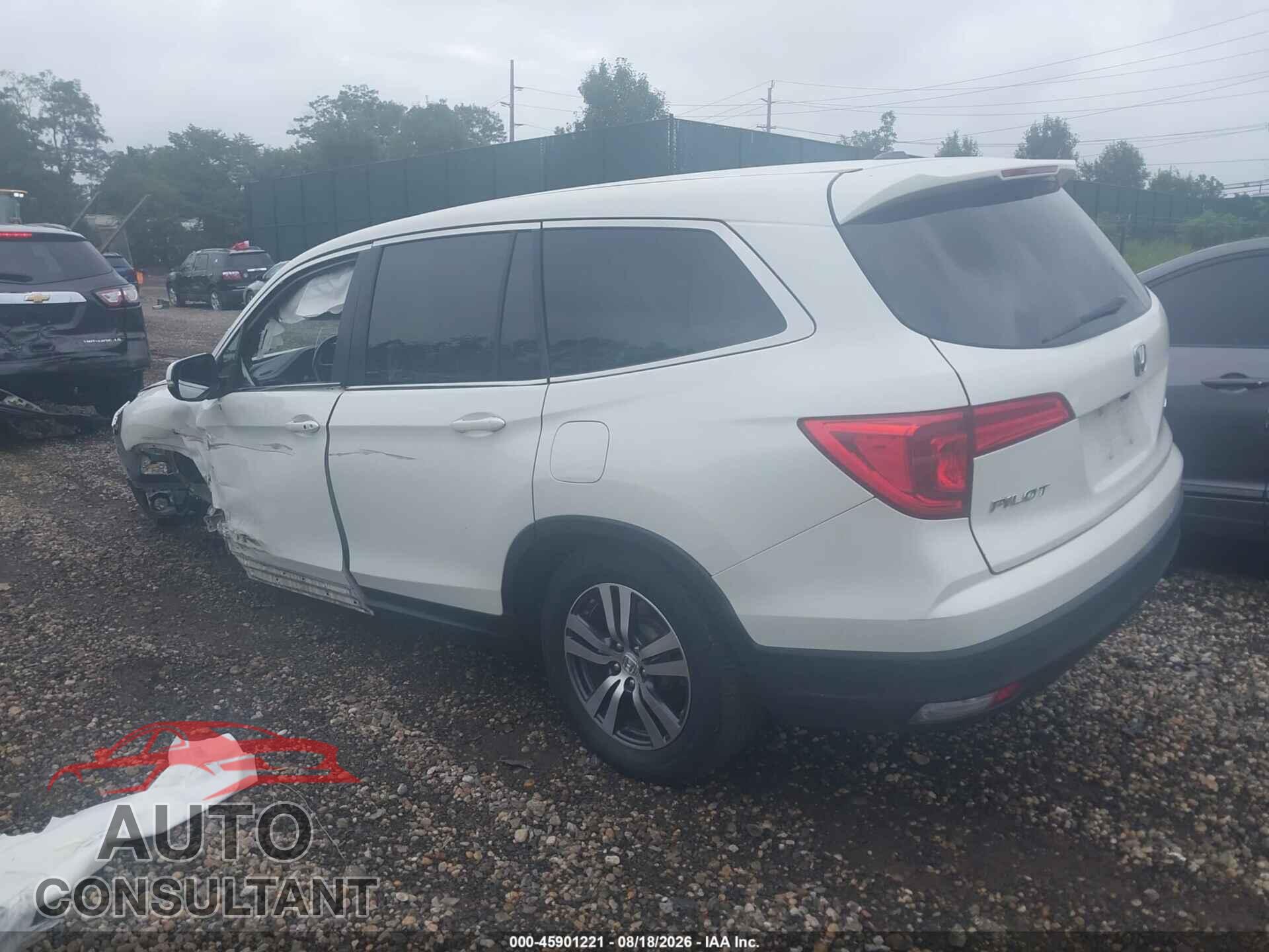 HONDA PILOT 2016 - 5FNYF6H53GB107799