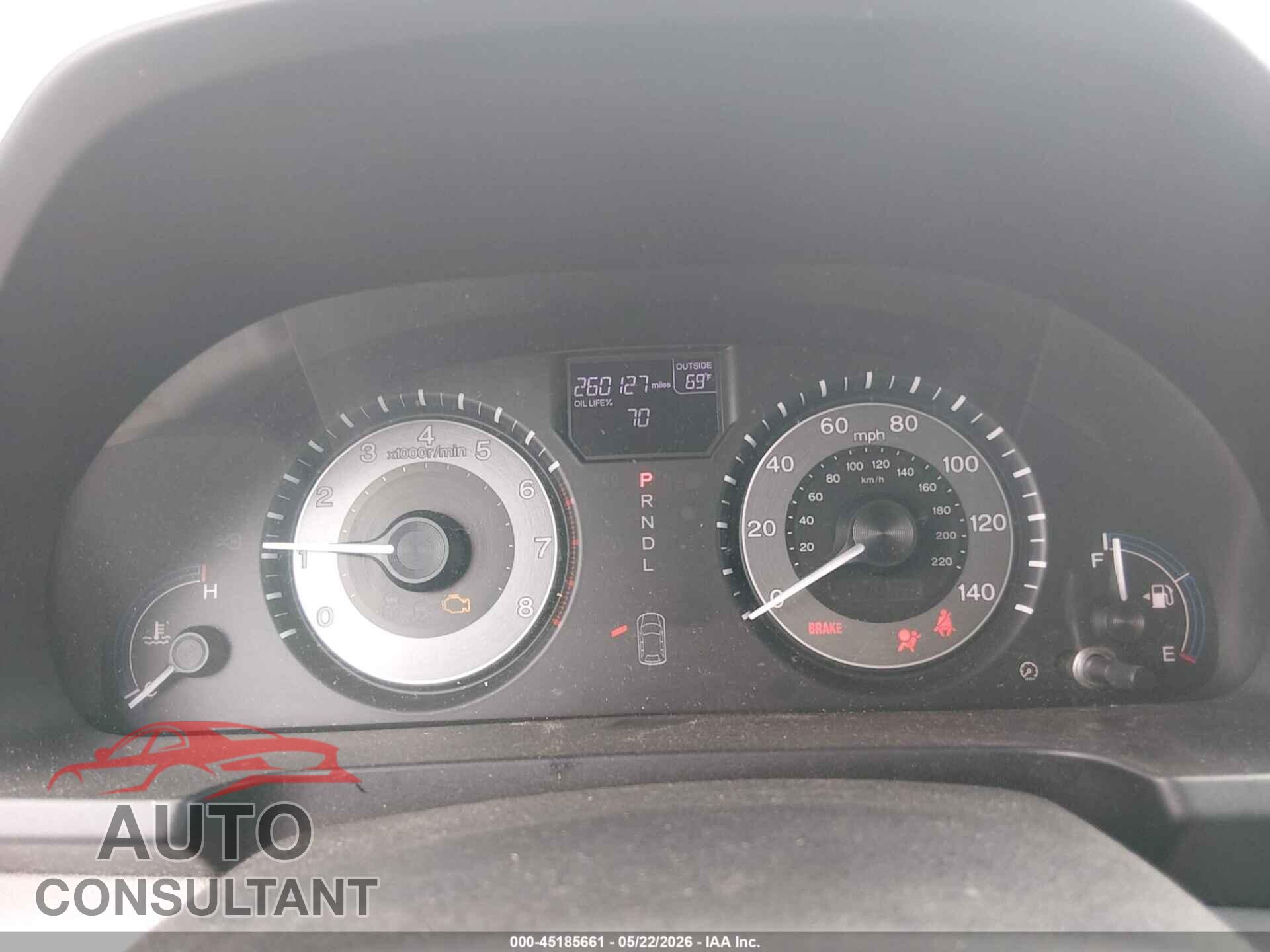 HONDA ODYSSEY 2012 - 5FNRL5H60CB050195
