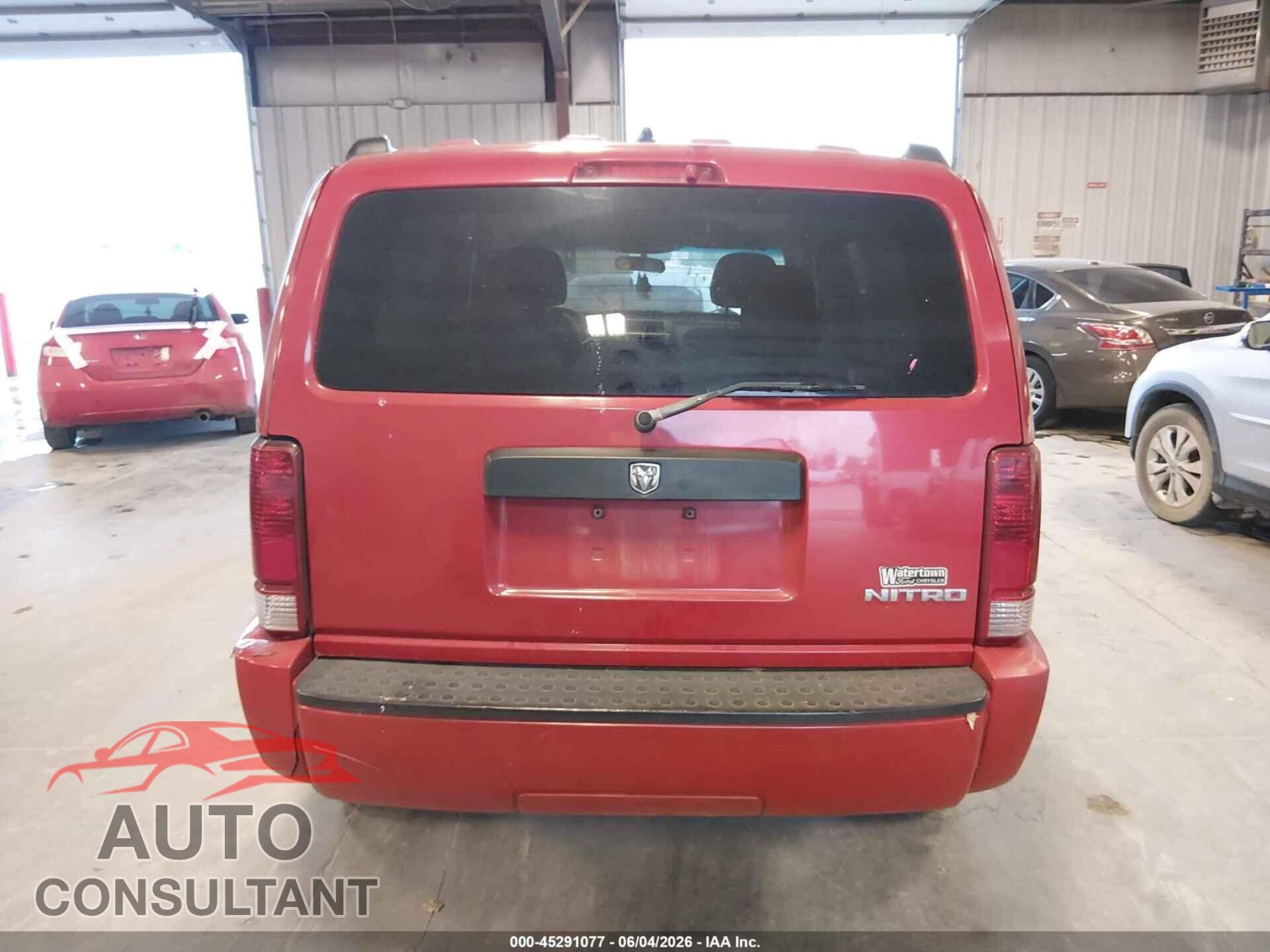 DODGE NITRO 2011 - 1D4PU4GK2BW605996