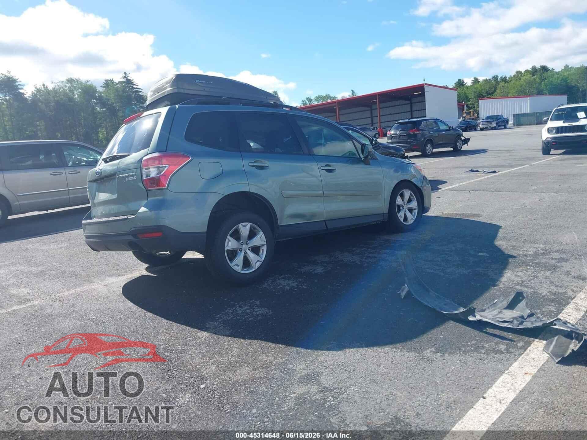 SUBARU FORESTER 2016 - JF2SJADC4GH481321