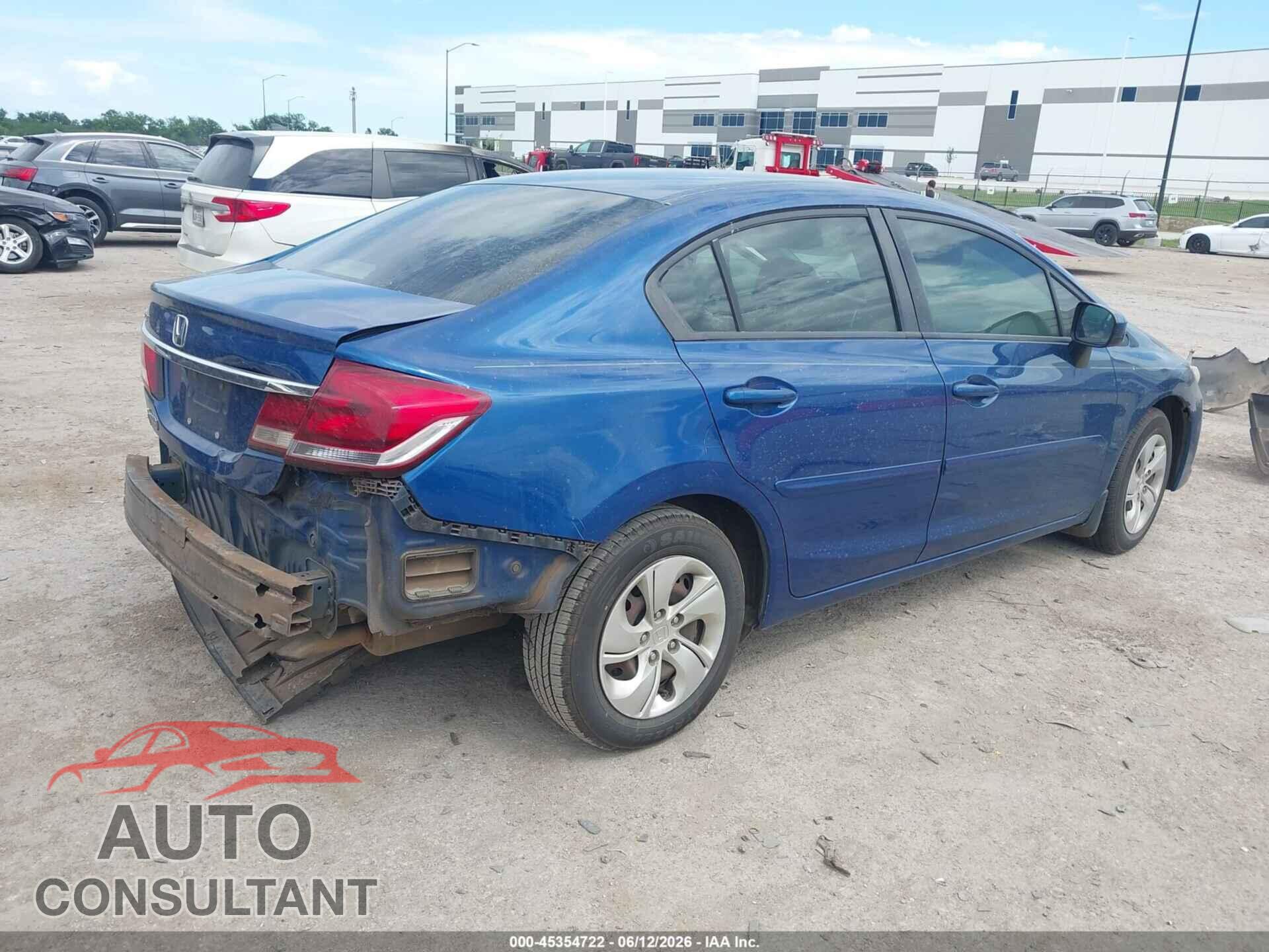 HONDA CIVIC 2014 - 19XFB2F51EE074884