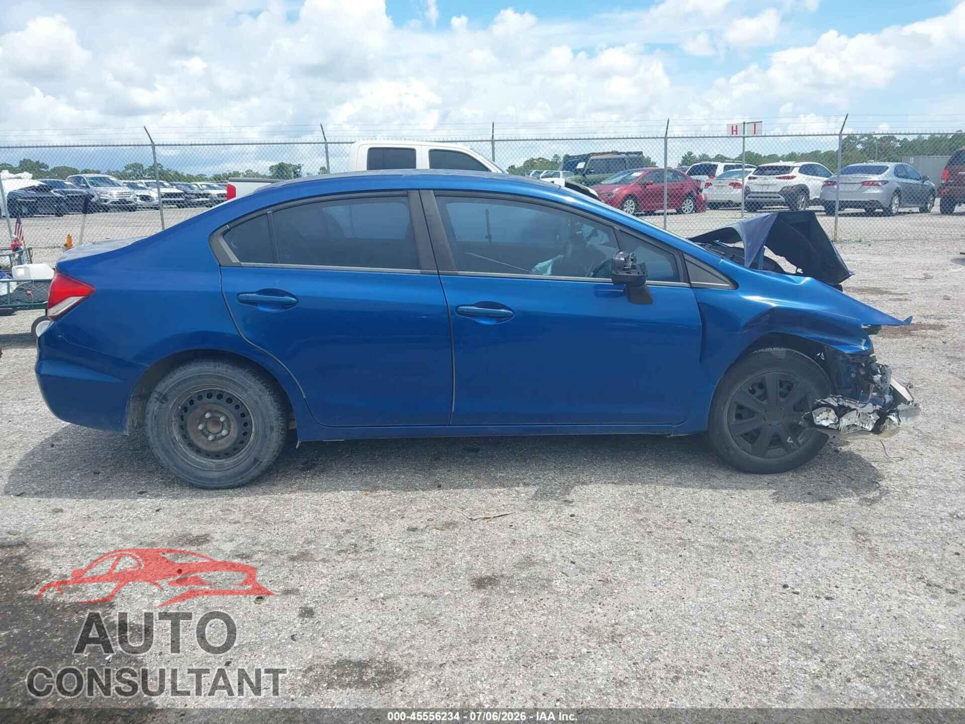 HONDA CIVIC 2013 - 19XFB2F56DE079285