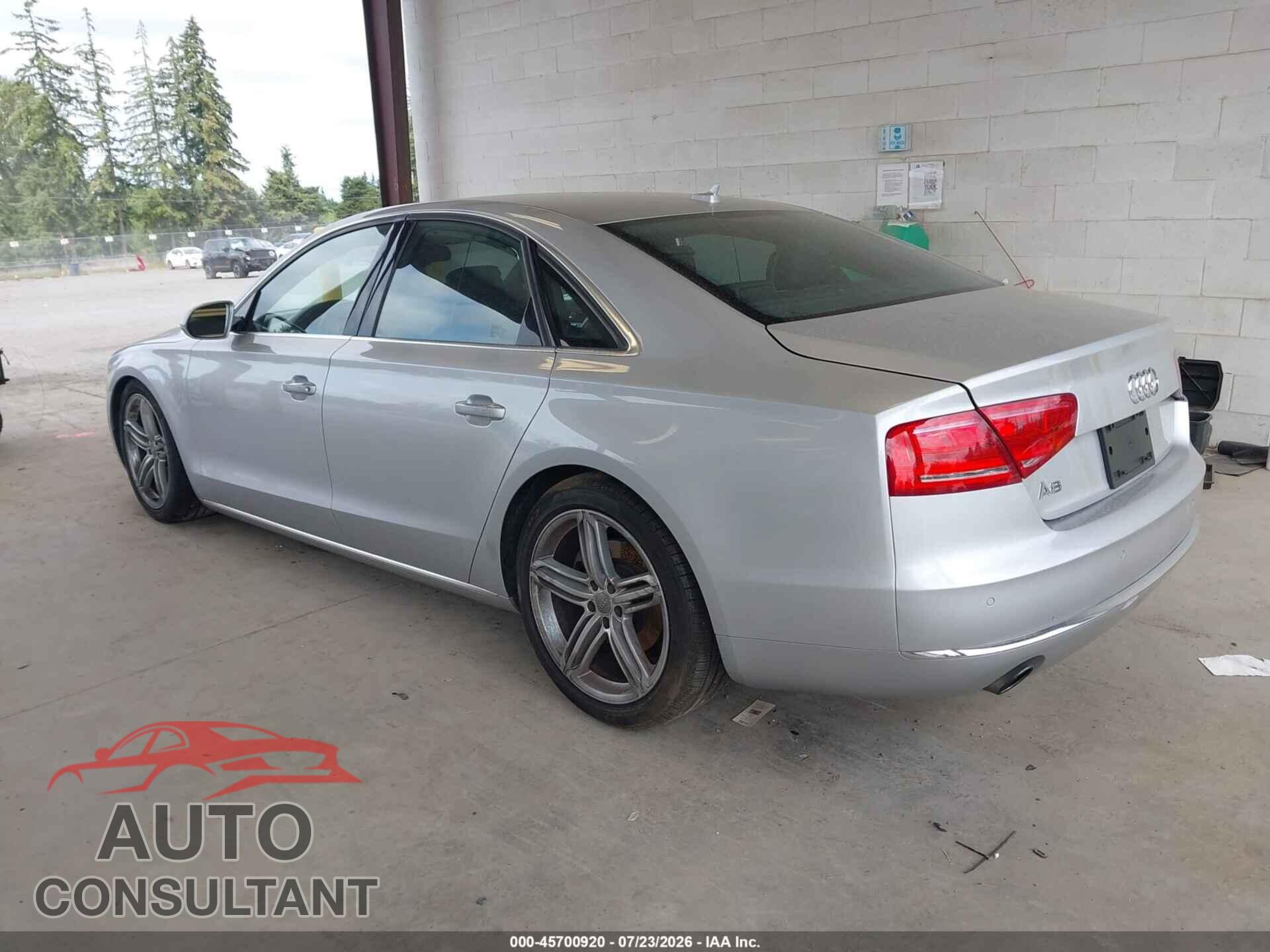 AUDI A8 2013 - WAUAGAFD1DN006511