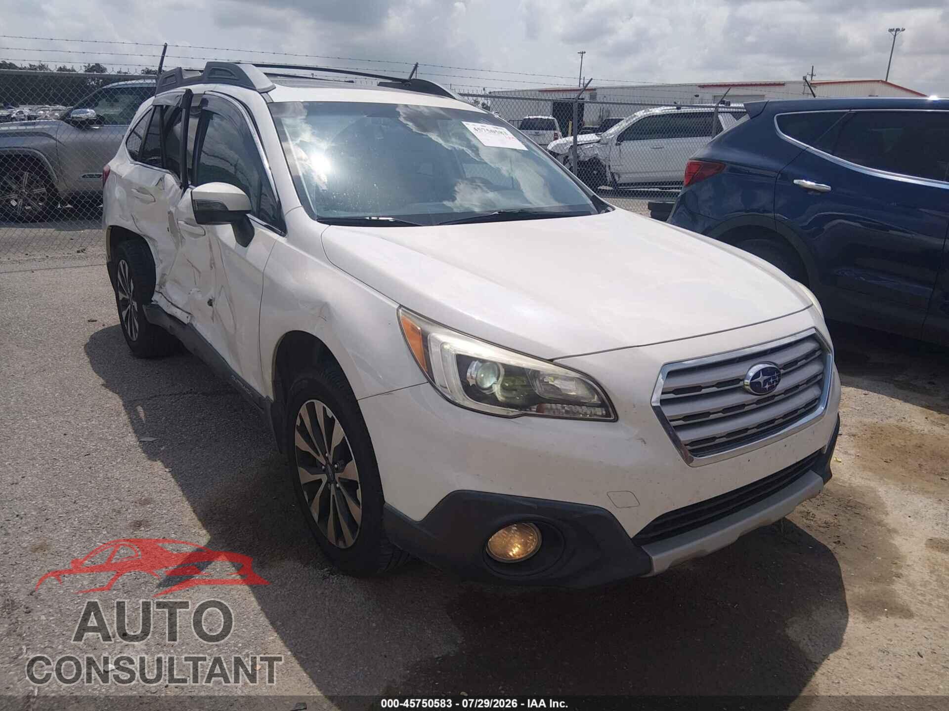 SUBARU OUTBACK 2017 - 4S4BSANC2H3268551