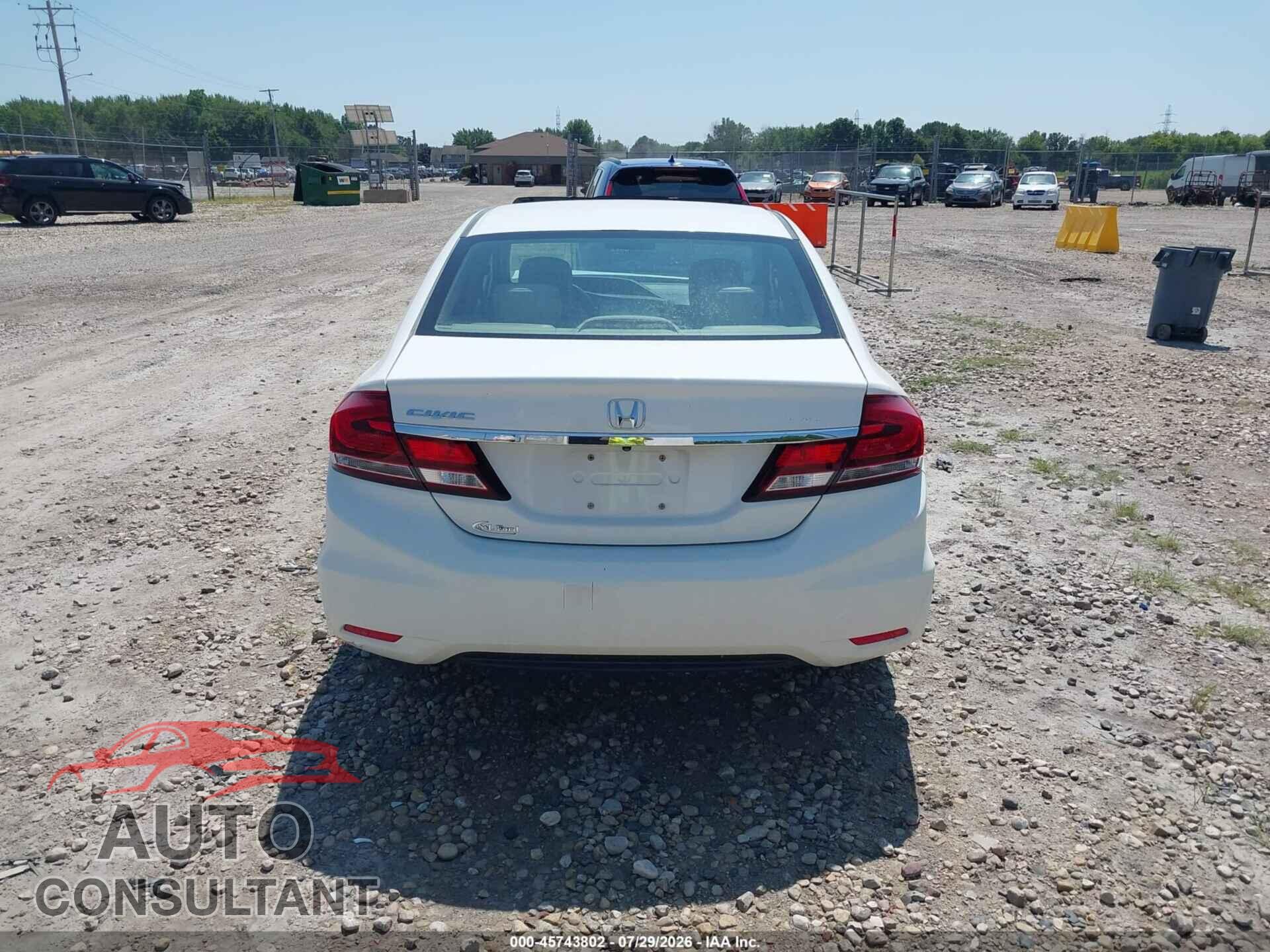 HONDA CIVIC 2015 - 19XFB2F89FE032815