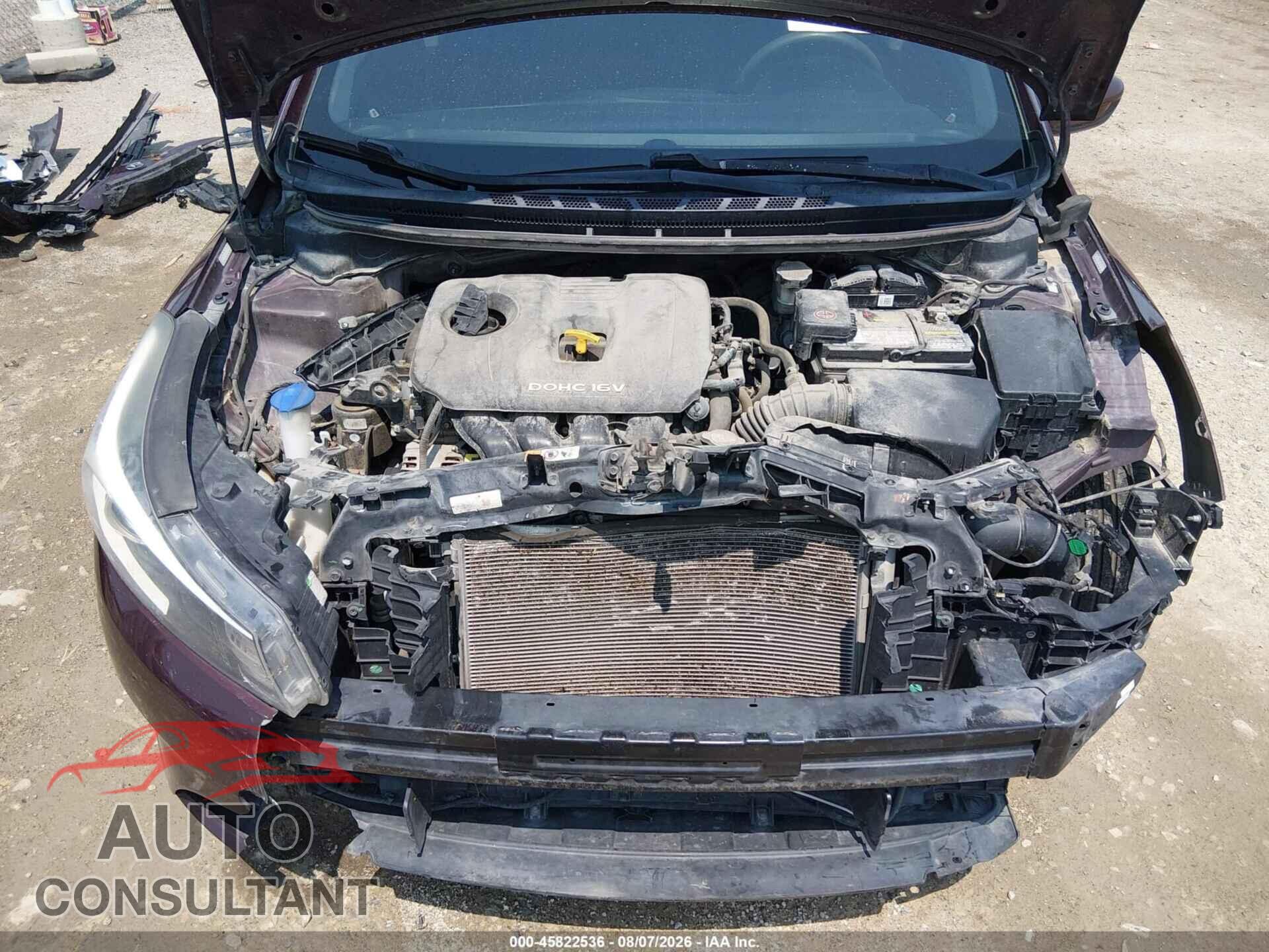 KIA FORTE 2017 - 3KPFK4A70HE047345