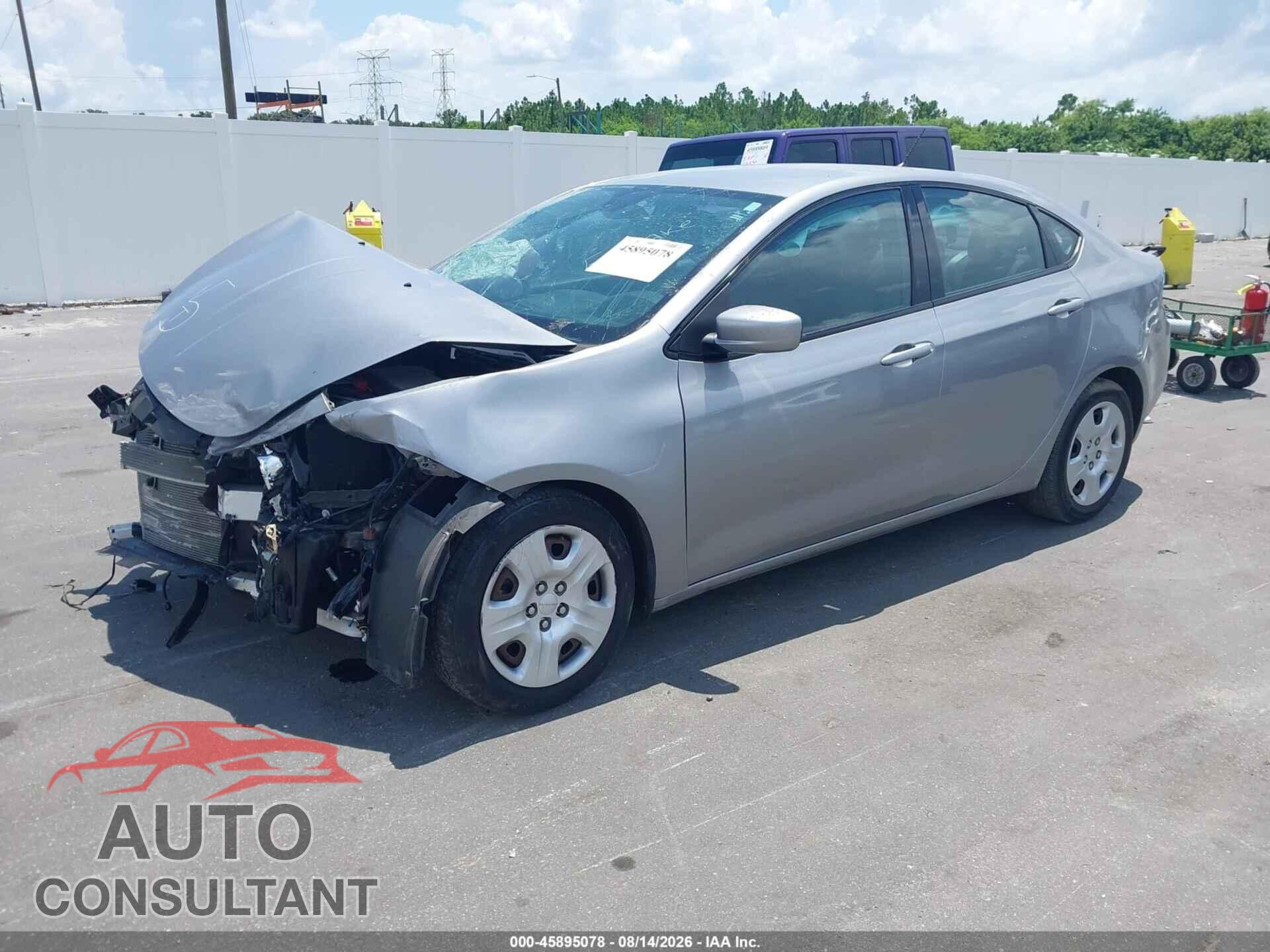 DODGE DART 2015 - 1C3CDFAA8FD301777