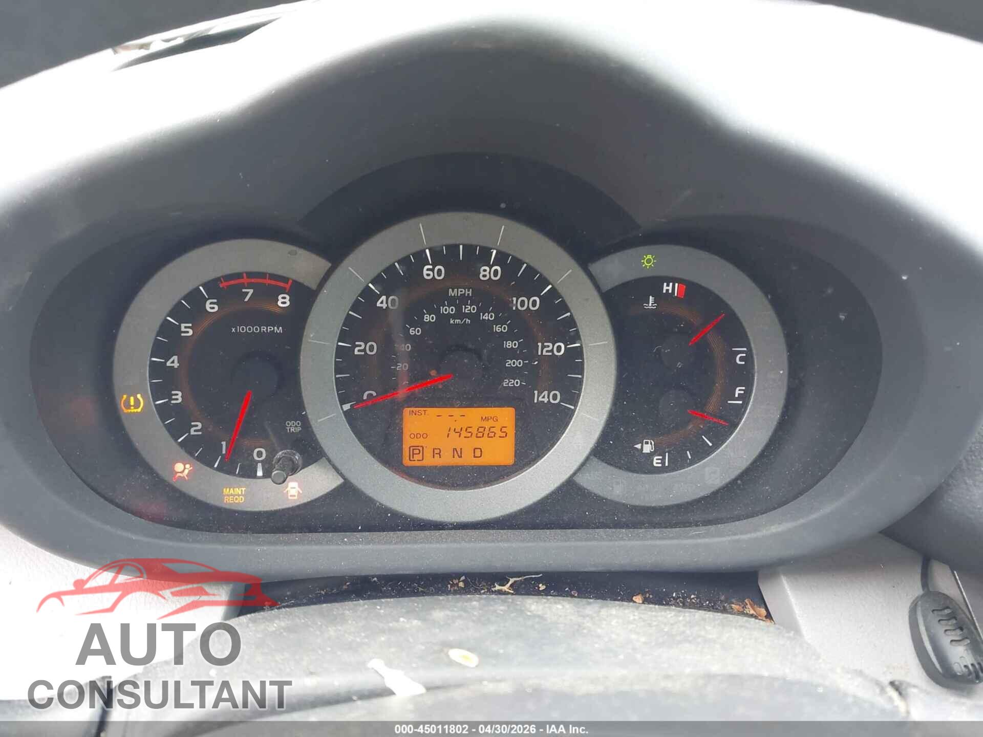 TOYOTA RAV4 2011 - 2T3BF4DV0BW164402
