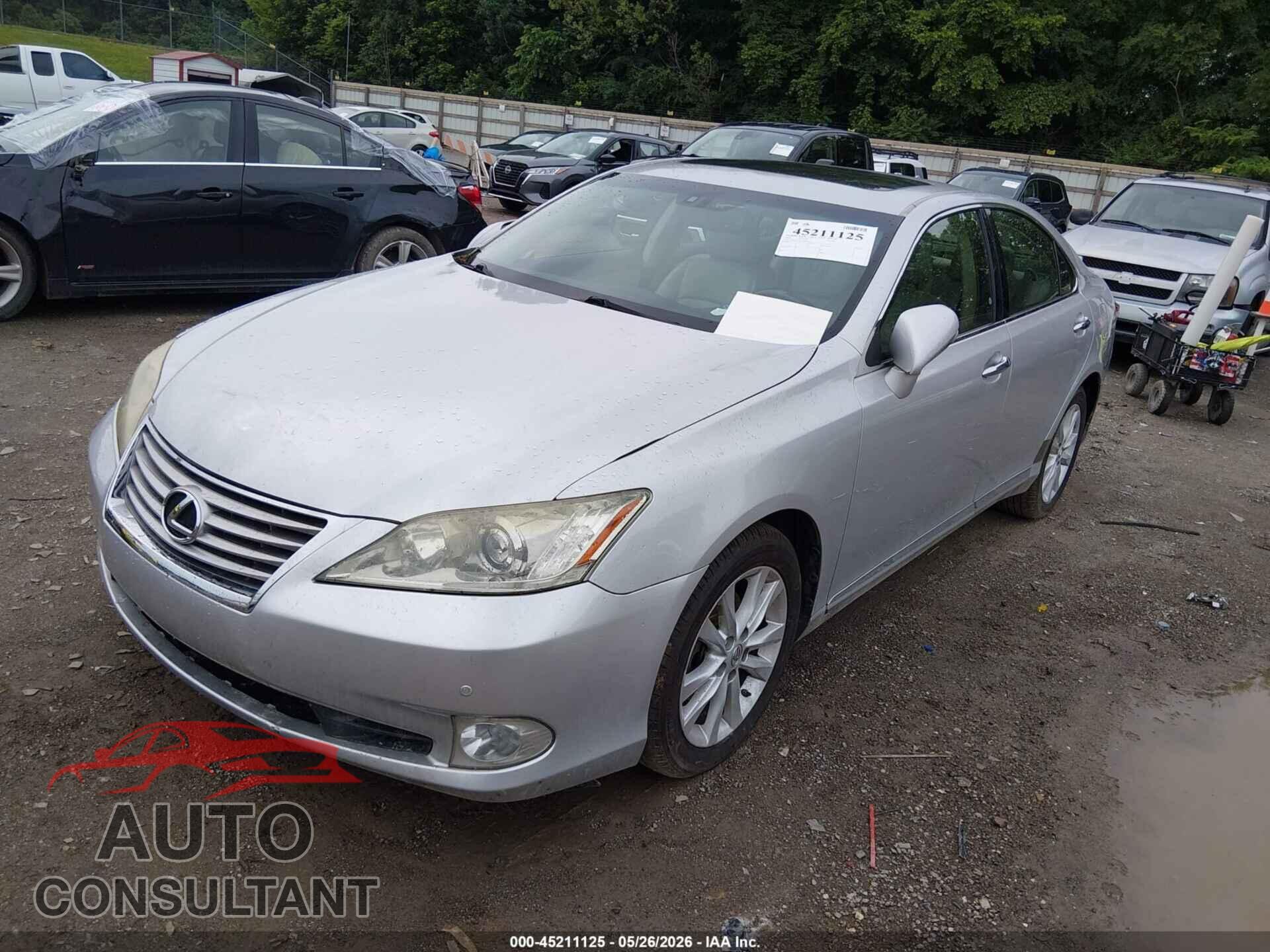 LEXUS ES 350 2012 - JTHBK1EG3C2508176