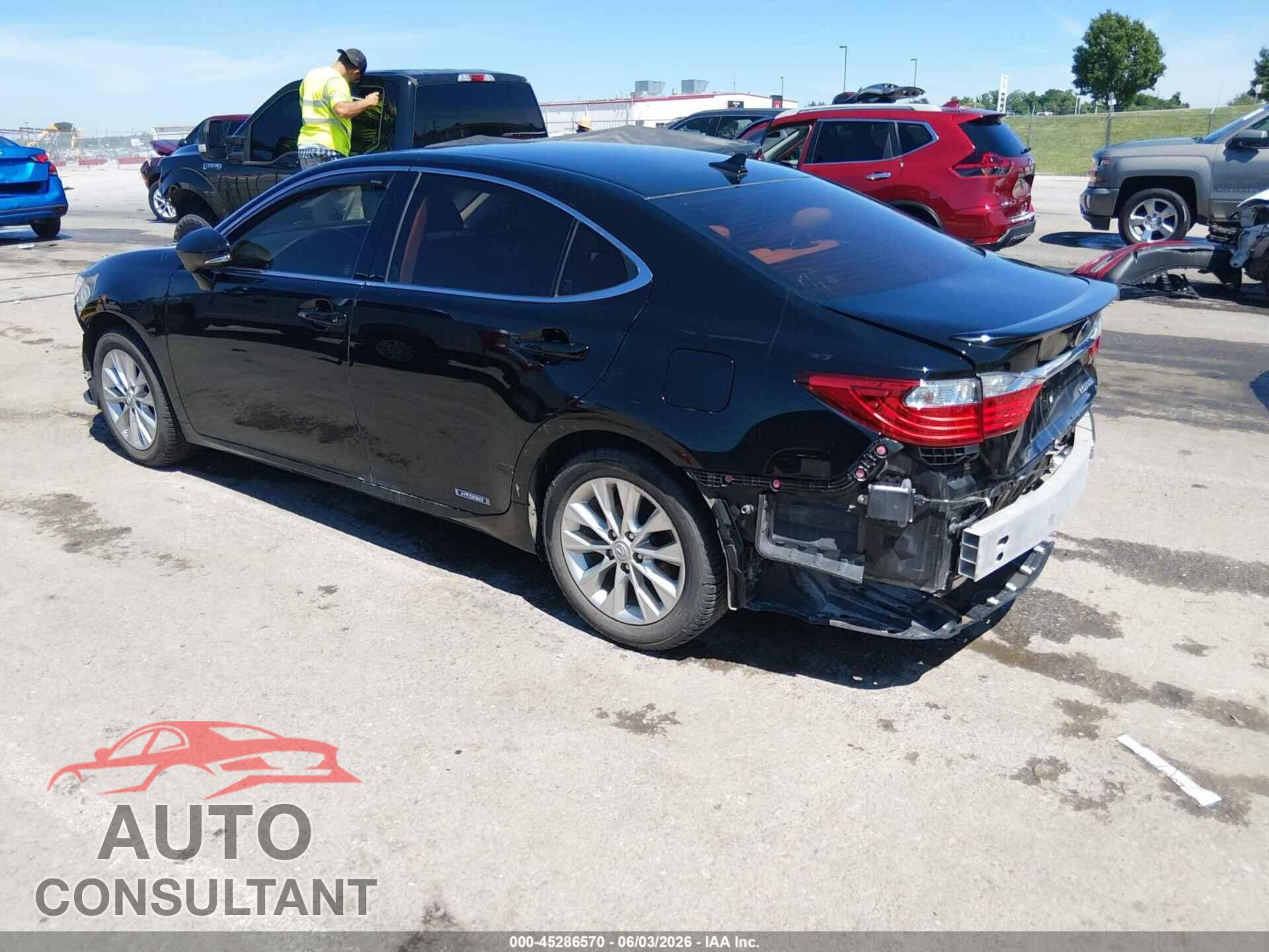 LEXUS ES 300H 2013 - JTHBW1GG7D2000716
