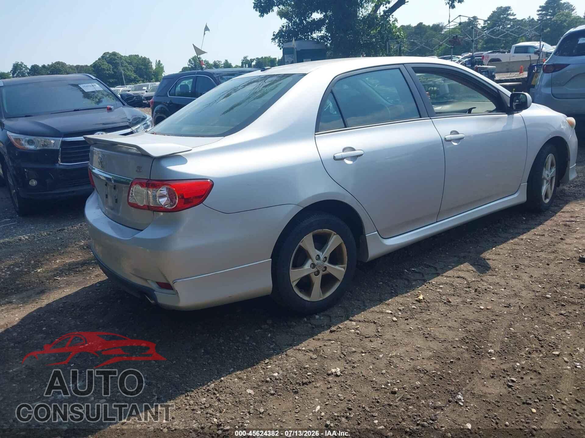 TOYOTA COROLLA 2012 - 2T1BU4EE3CC881540