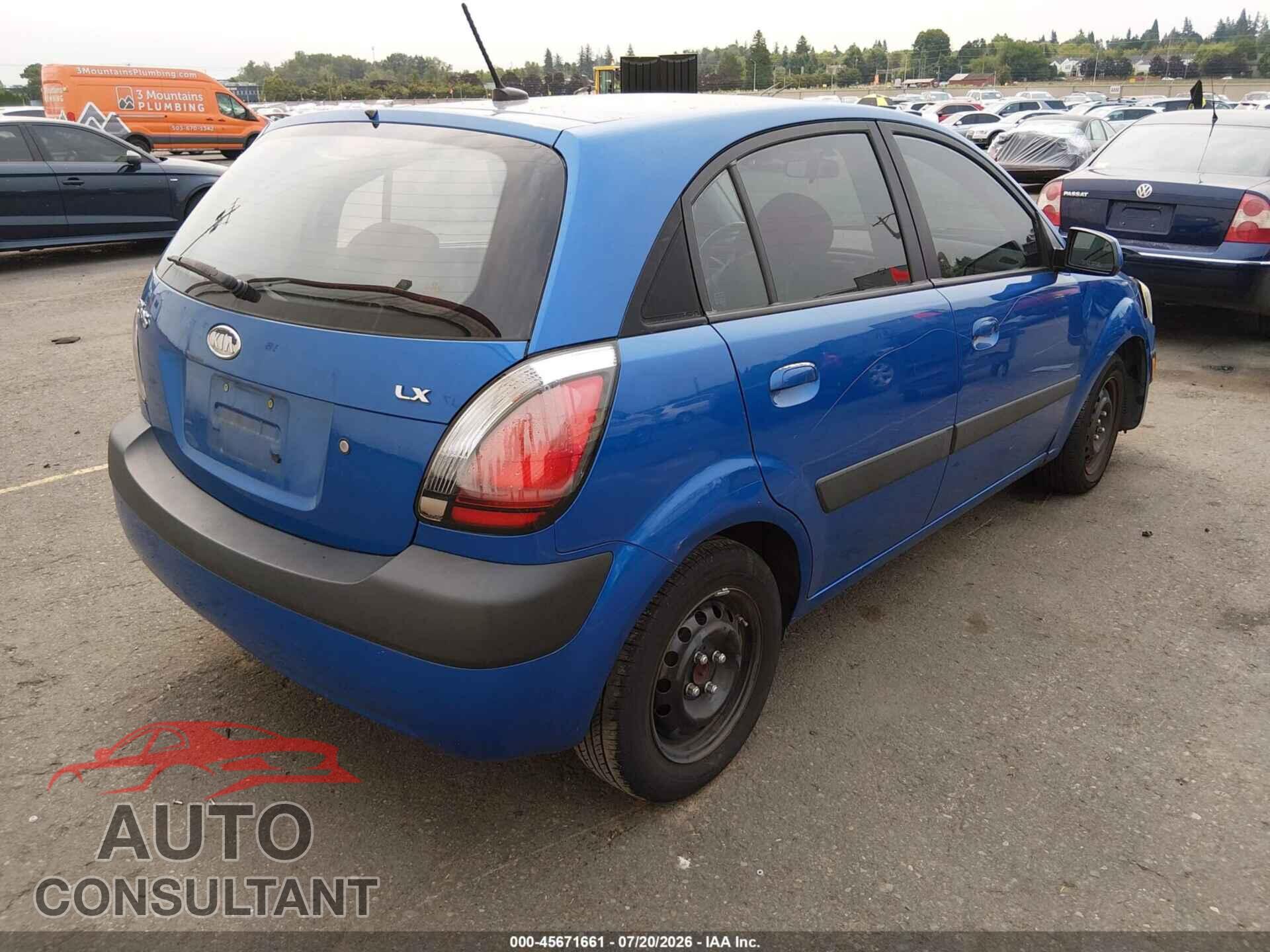KIA RIO5 2009 - KNADE243196493231