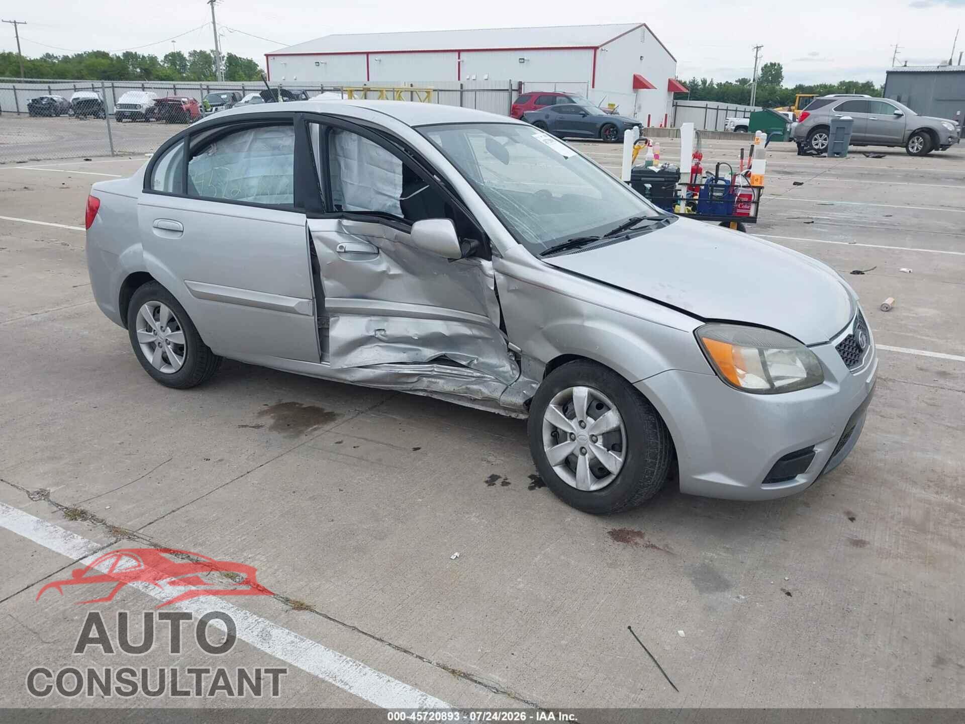 KIA RIO 2011 - KNADH4A30B6748402