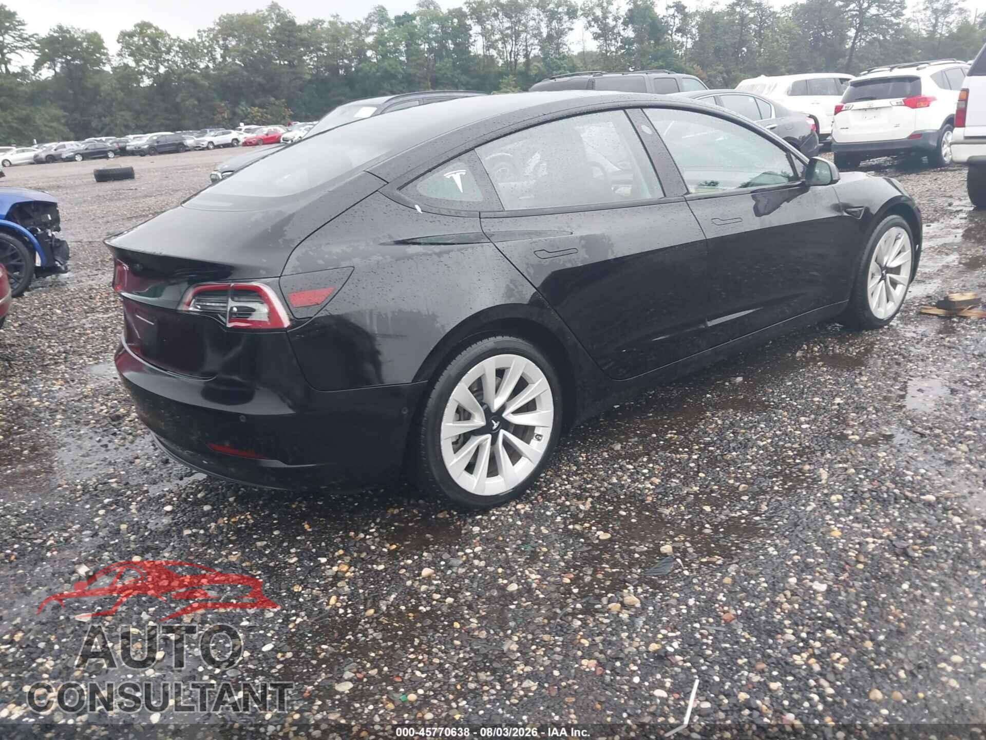 TESLA MODEL 3 2022 - 5YJ3E1EA9NF210076