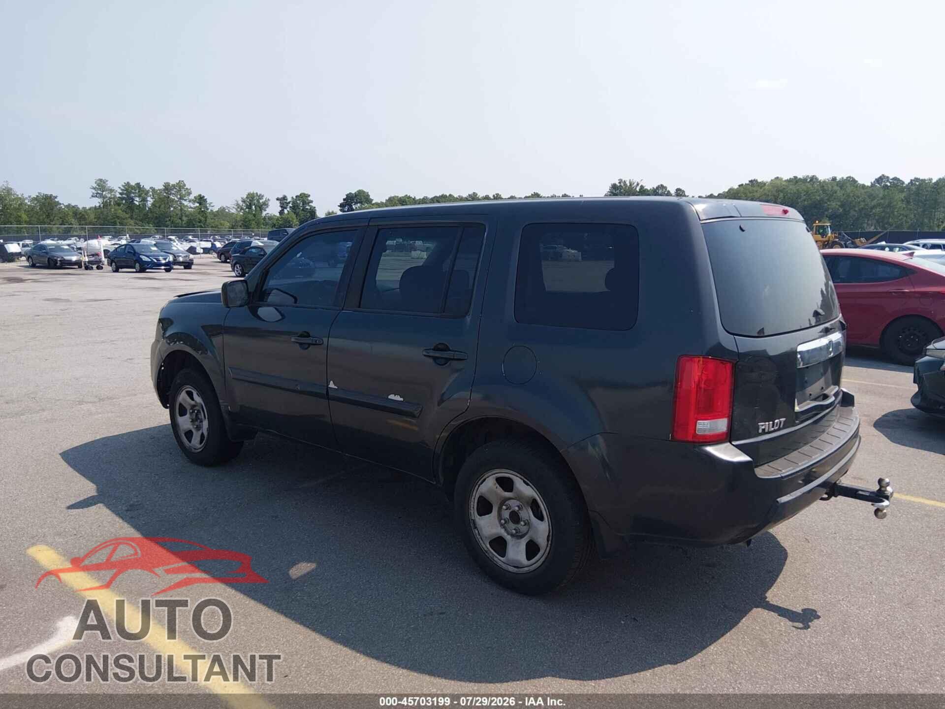 HONDA PILOT 2010 - 5FNYF3H25AB020630