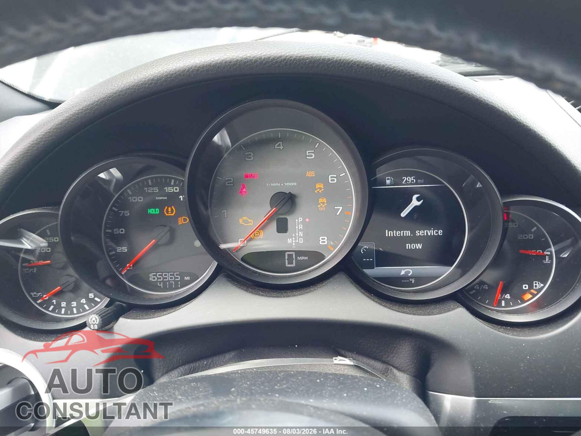 PORSCHE CAYENNE 2015 - WP1AB2A26FLA56671