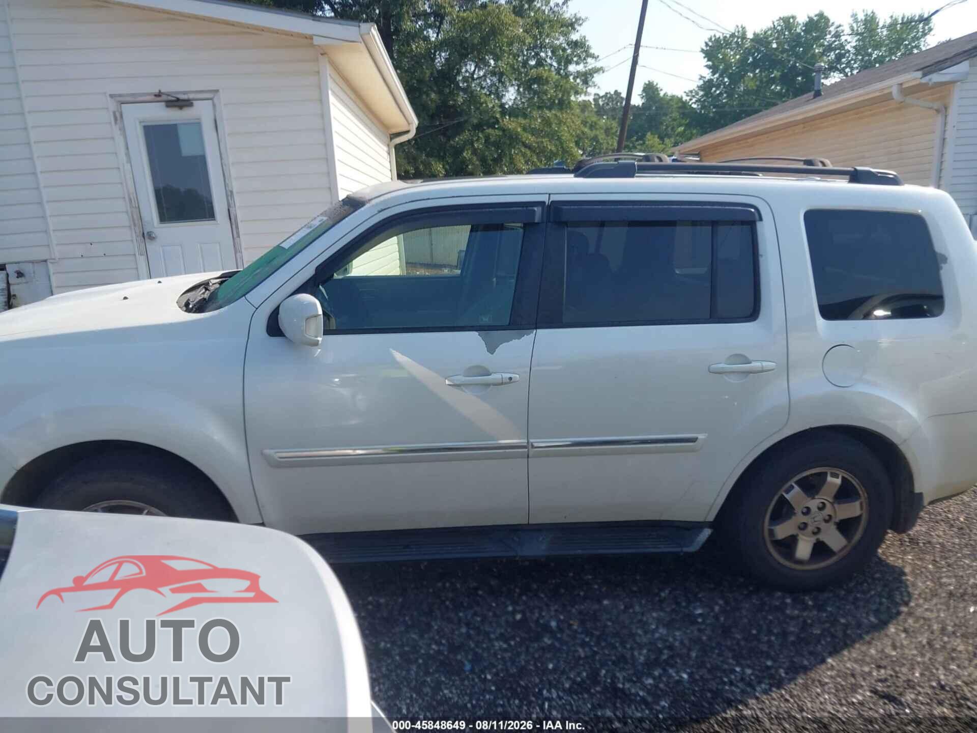 HONDA PILOT 2011 - 5FNYF4H92BB057736