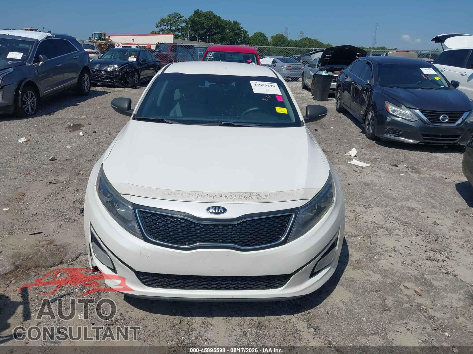 KIA OPTIMA 2015 - KNAGM4A78F5622876