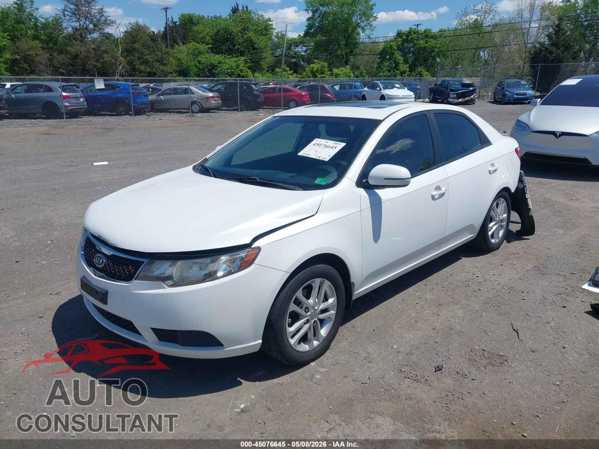 KIA FORTE 2012 - KNAFU4A24C5481879