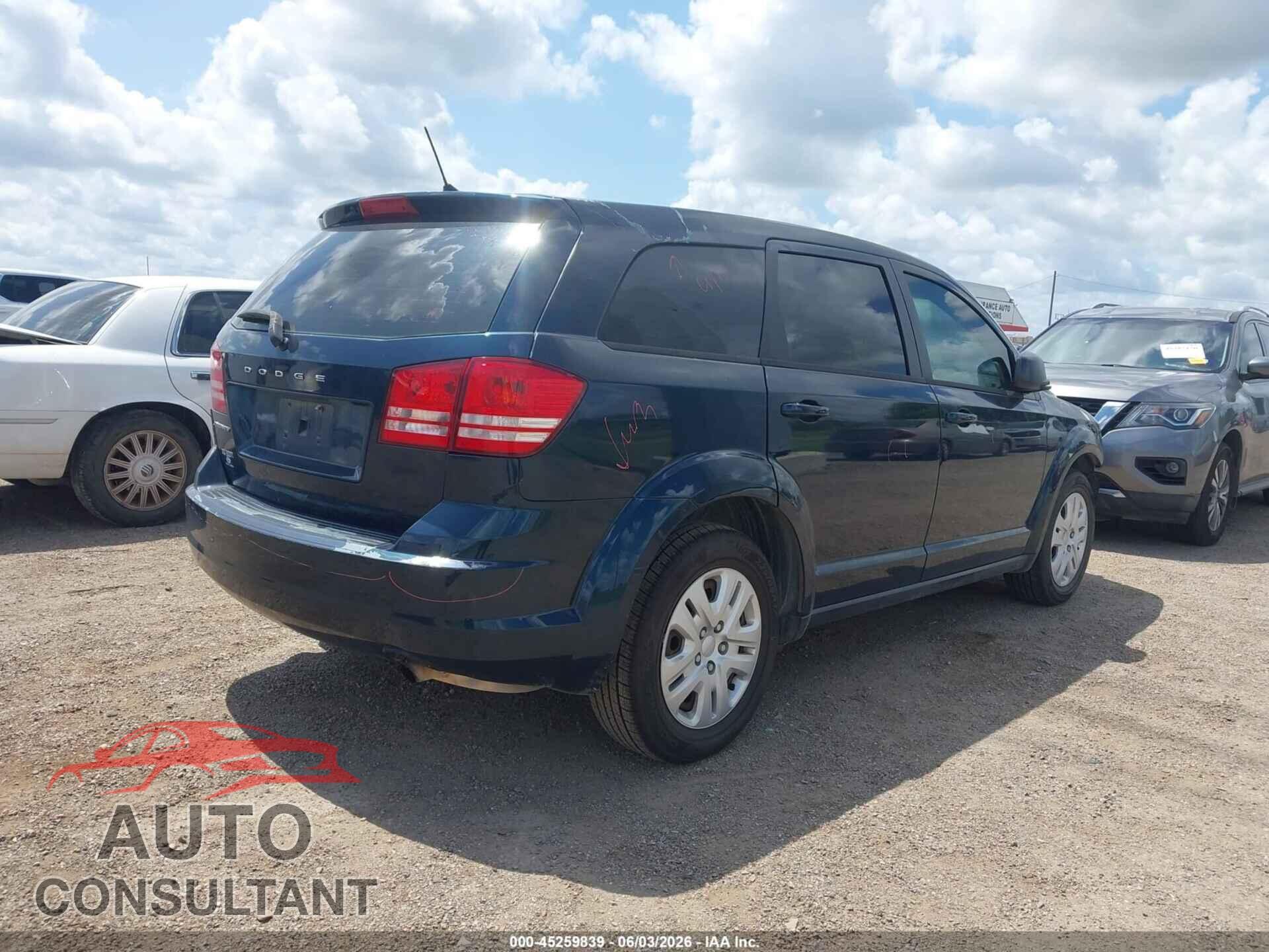 DODGE JOURNEY 2014 - 3C4PDCAB7ET281602