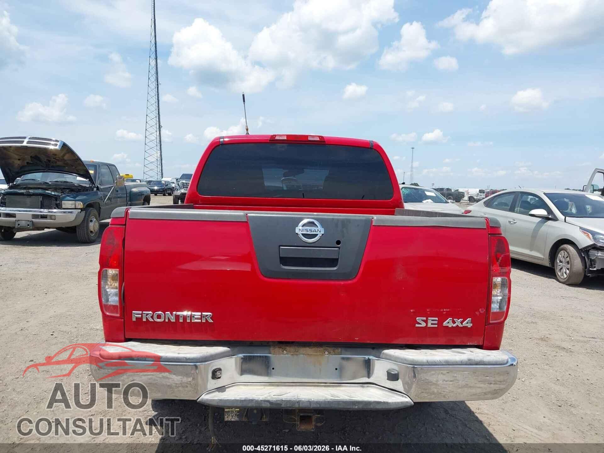 NISSAN FRONTIER 2009 - 1N6AD07WX9C418593