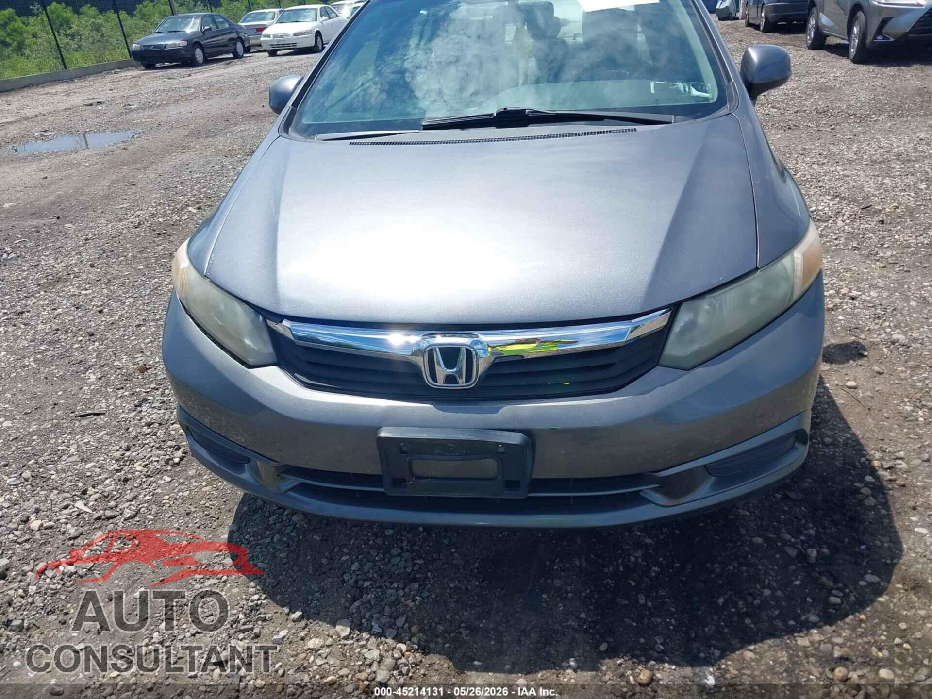 HONDA CIVIC 2012 - 2HGFB2F85CH316136