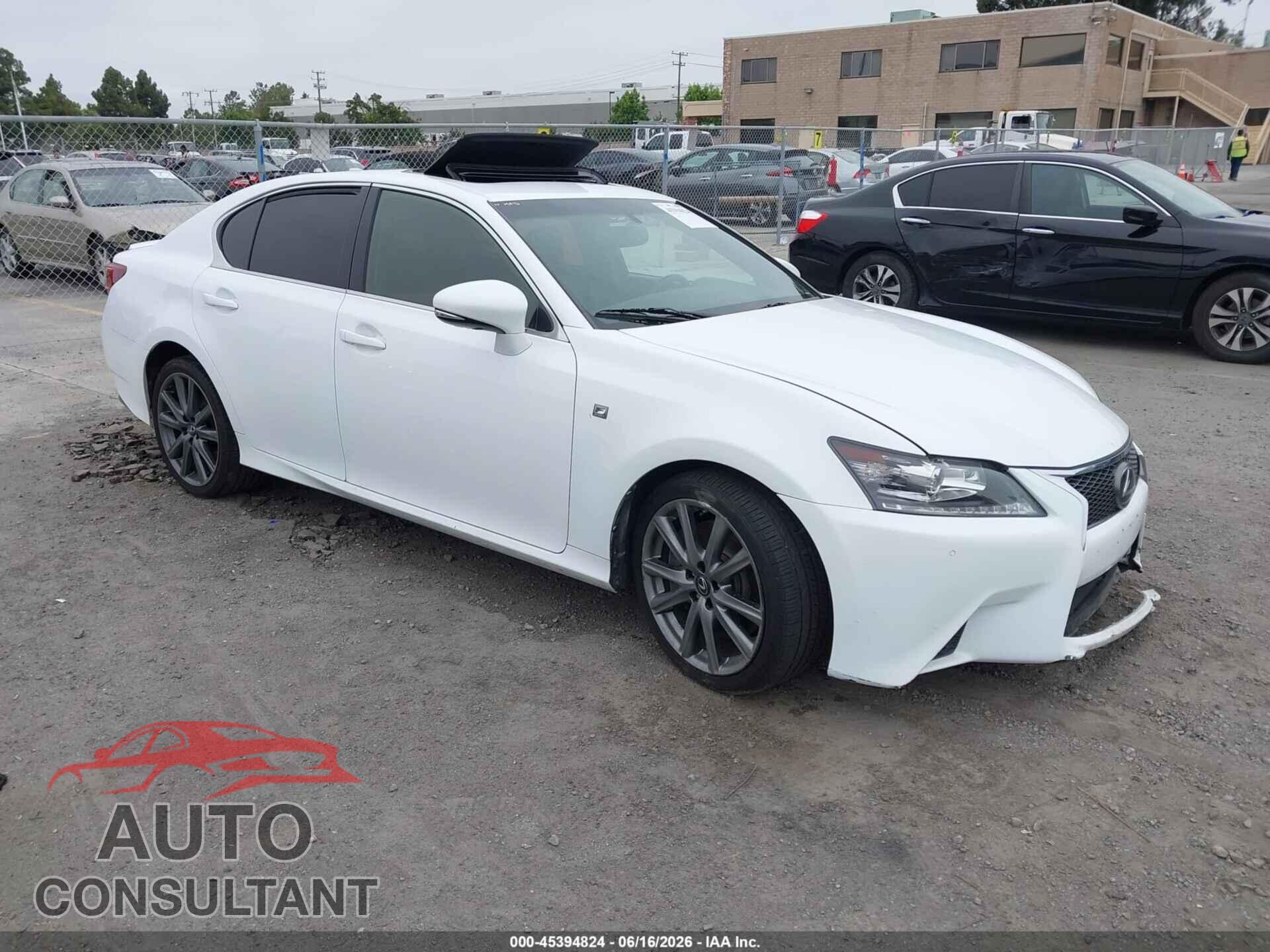 LEXUS GS 350 2015 - JTHBE1BL8FA015287