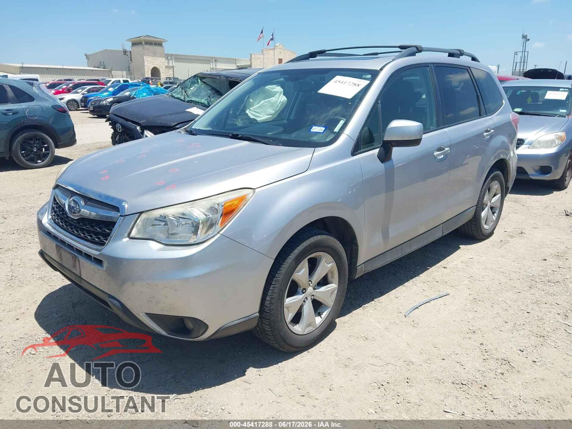 SUBARU FORESTER 2016 - JF2SJAFC0GH455506