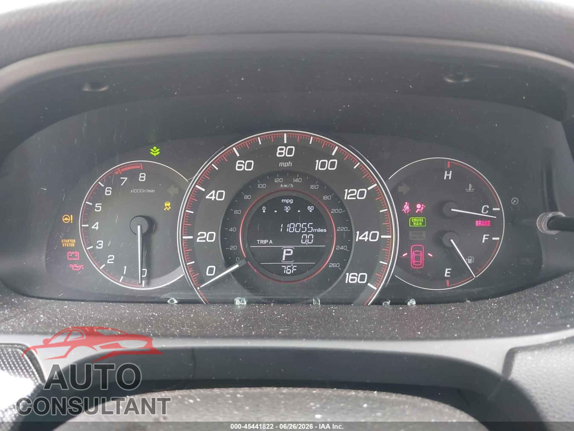 HONDA ACCORD 2015 - 1HGCT1B87FA012082