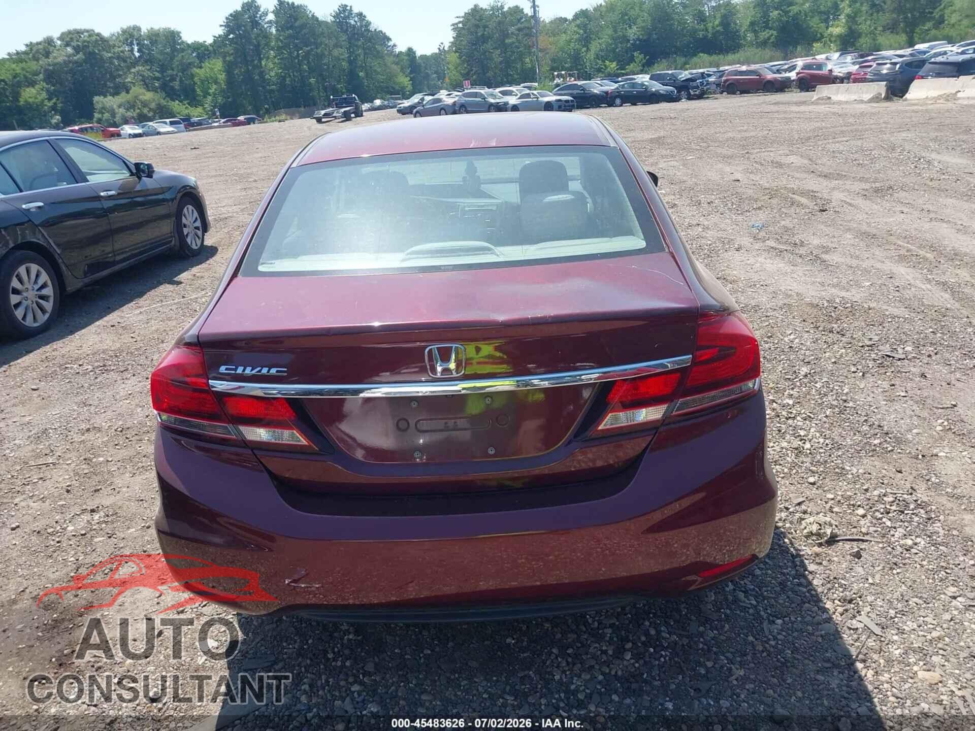 HONDA CIVIC 2015 - 19XFB2F54FE708030