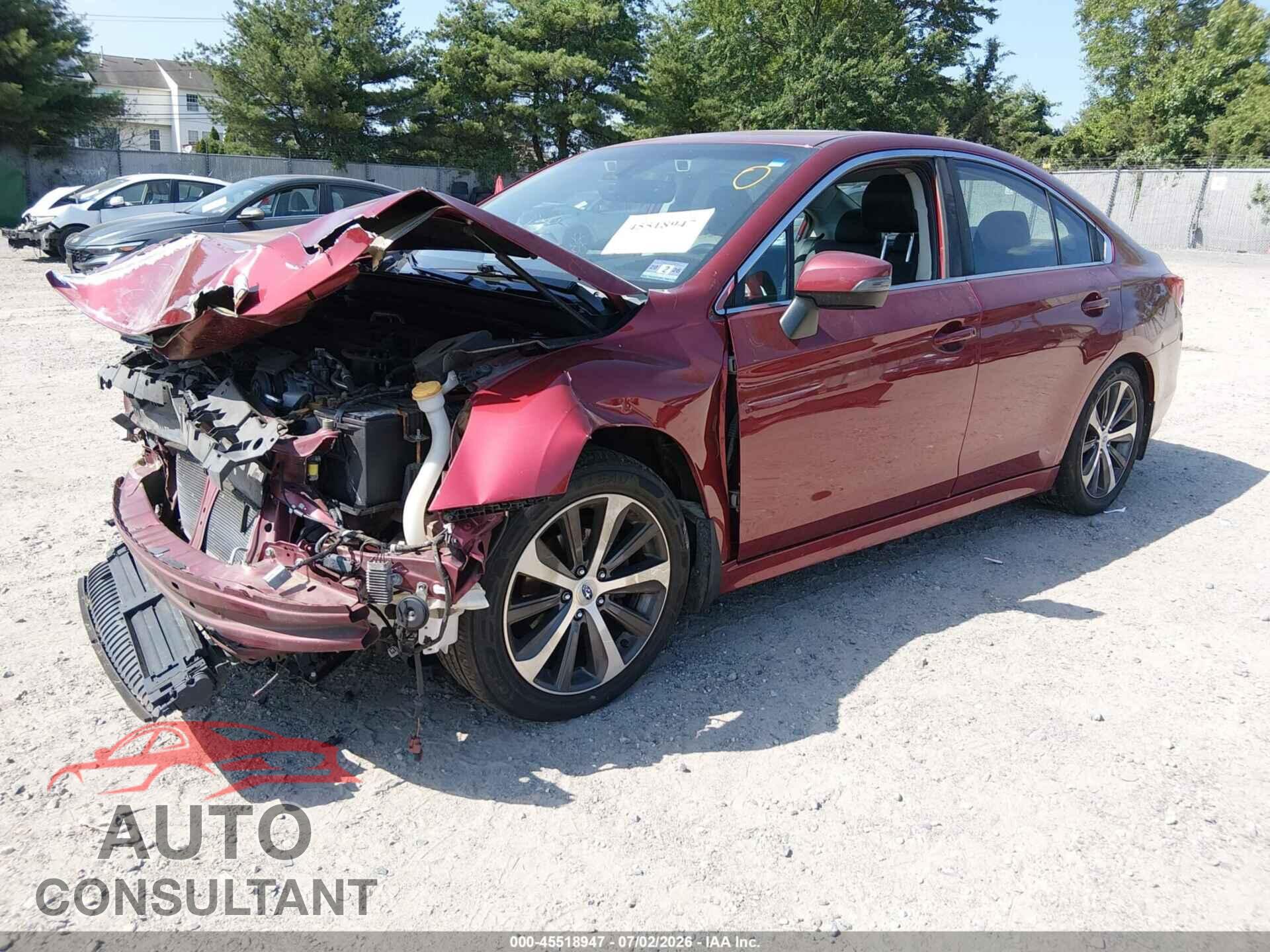 SUBARU LEGACY 2017 - 4S3BNAN62H3035257