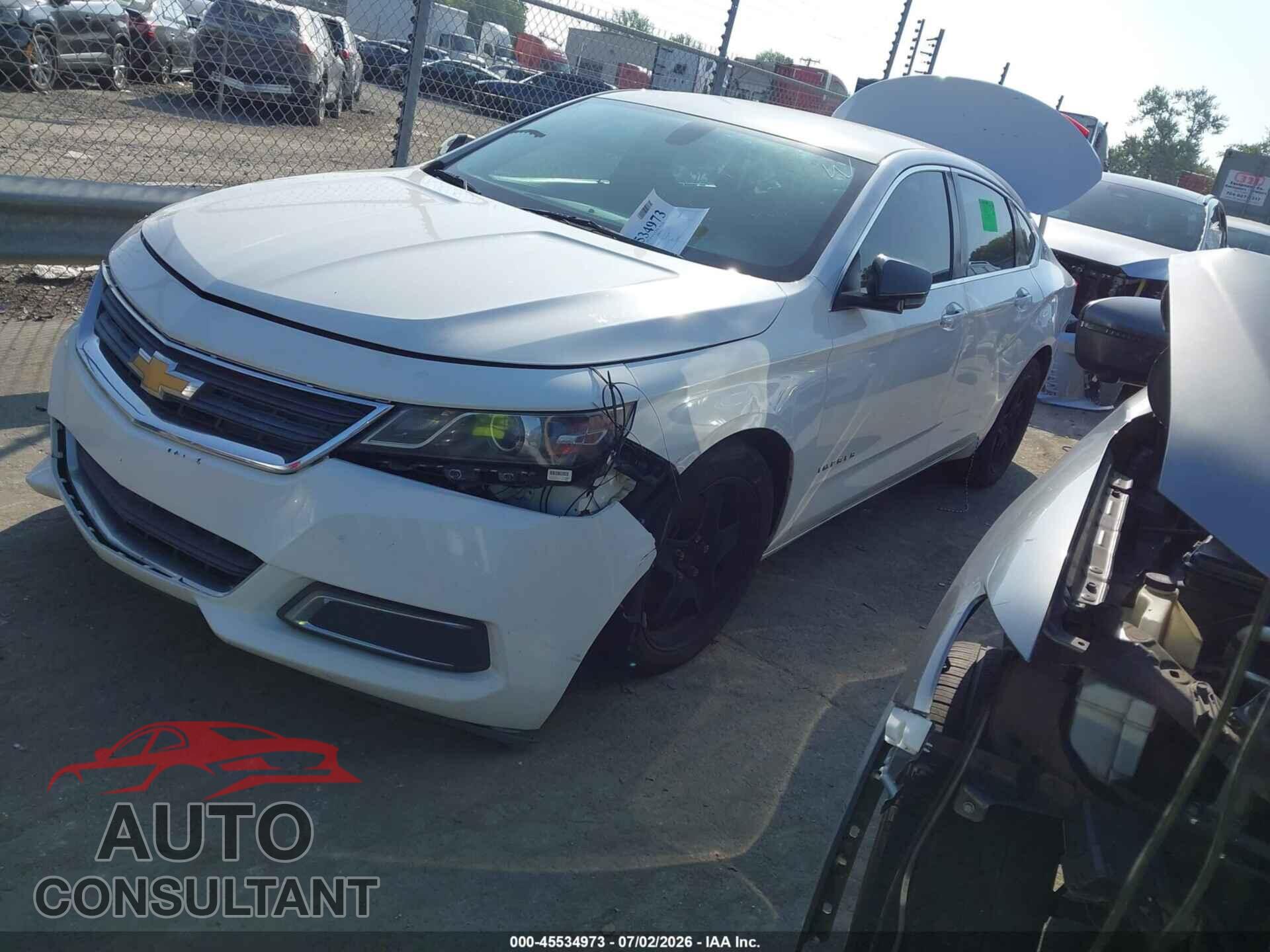 CHEVROLET IMPALA 2016 - 2G11X5SA9G9128085