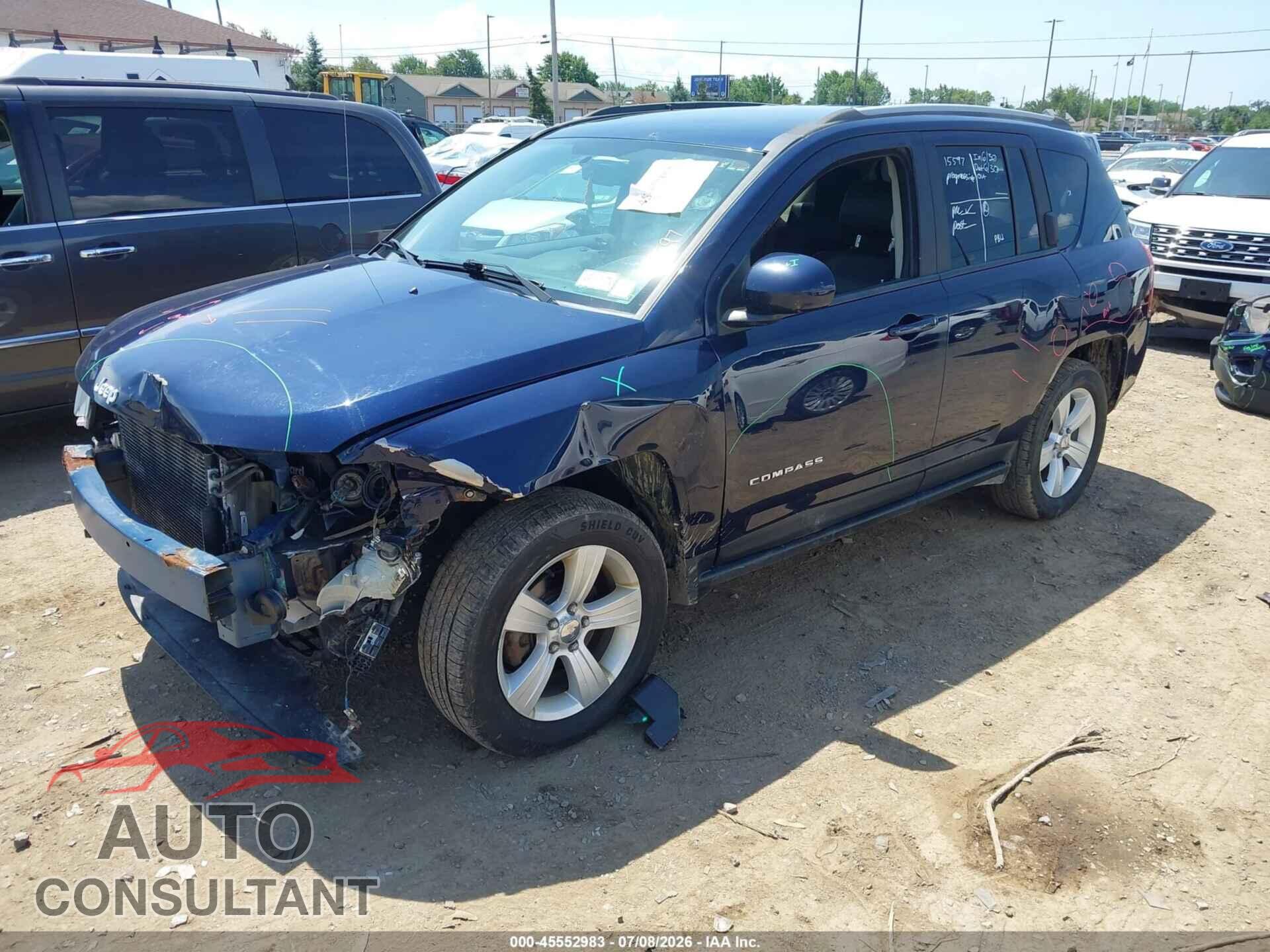 JEEP COMPASS 2017 - 1C4NJDEB8HD163553