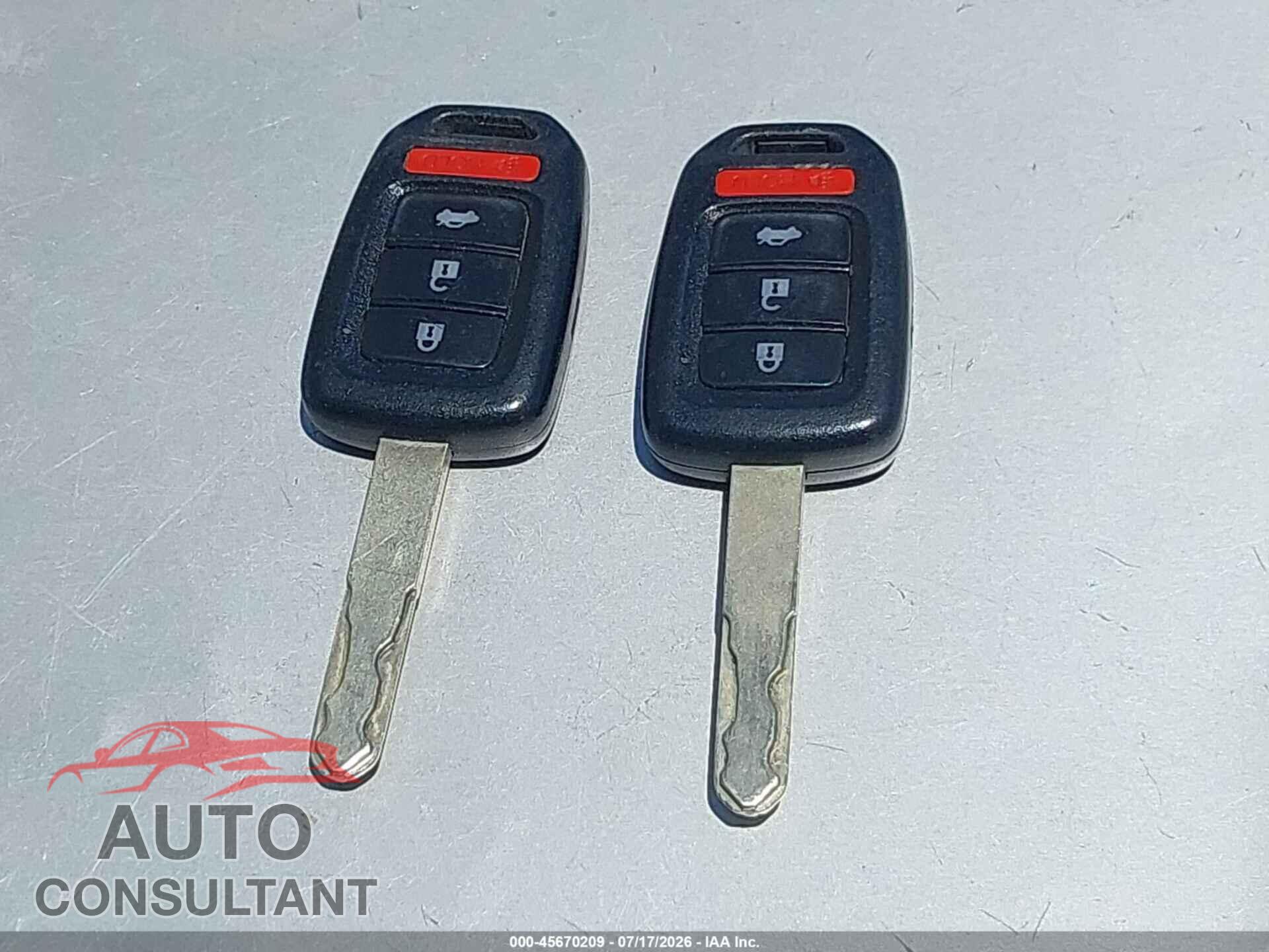 HONDA CIVIC 2017 - 2HGFC2F57HH554824