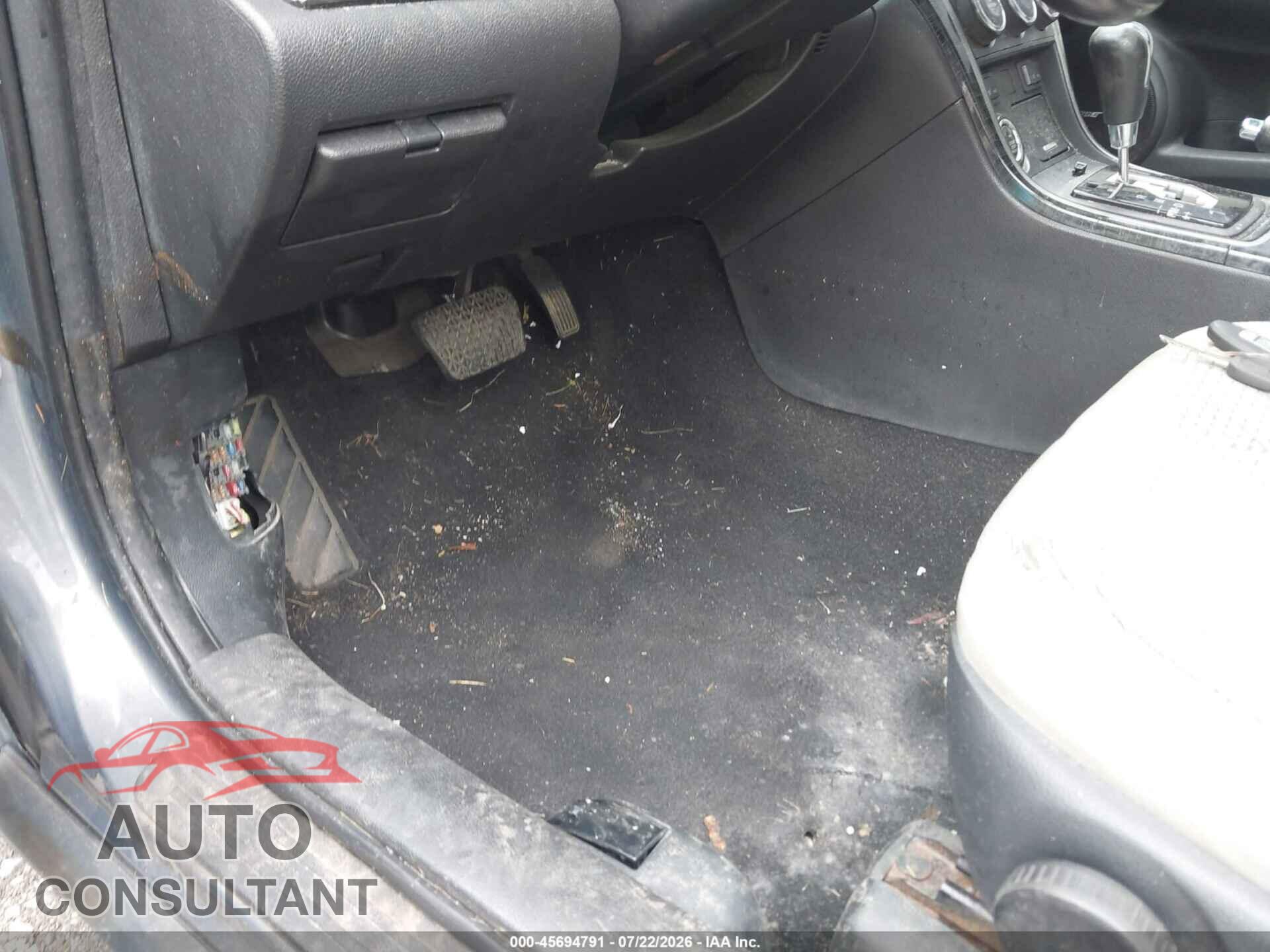 MAZDA MAZDA6 2009 - 1YVHP82B695M01641