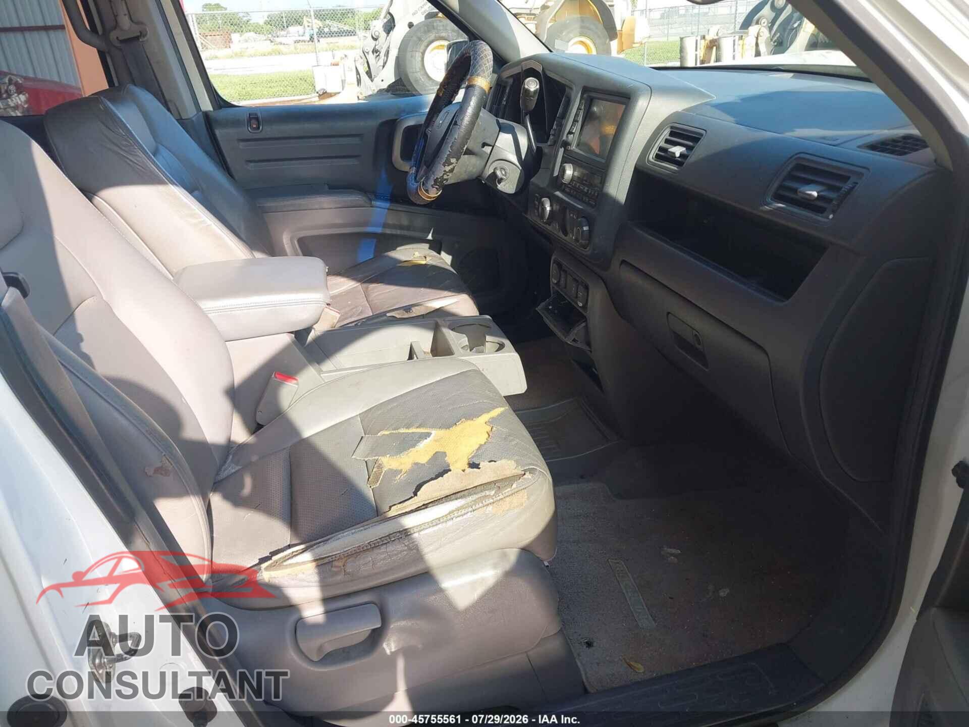 HONDA RIDGELINE 2010 - 5FPYK1F54AB001233