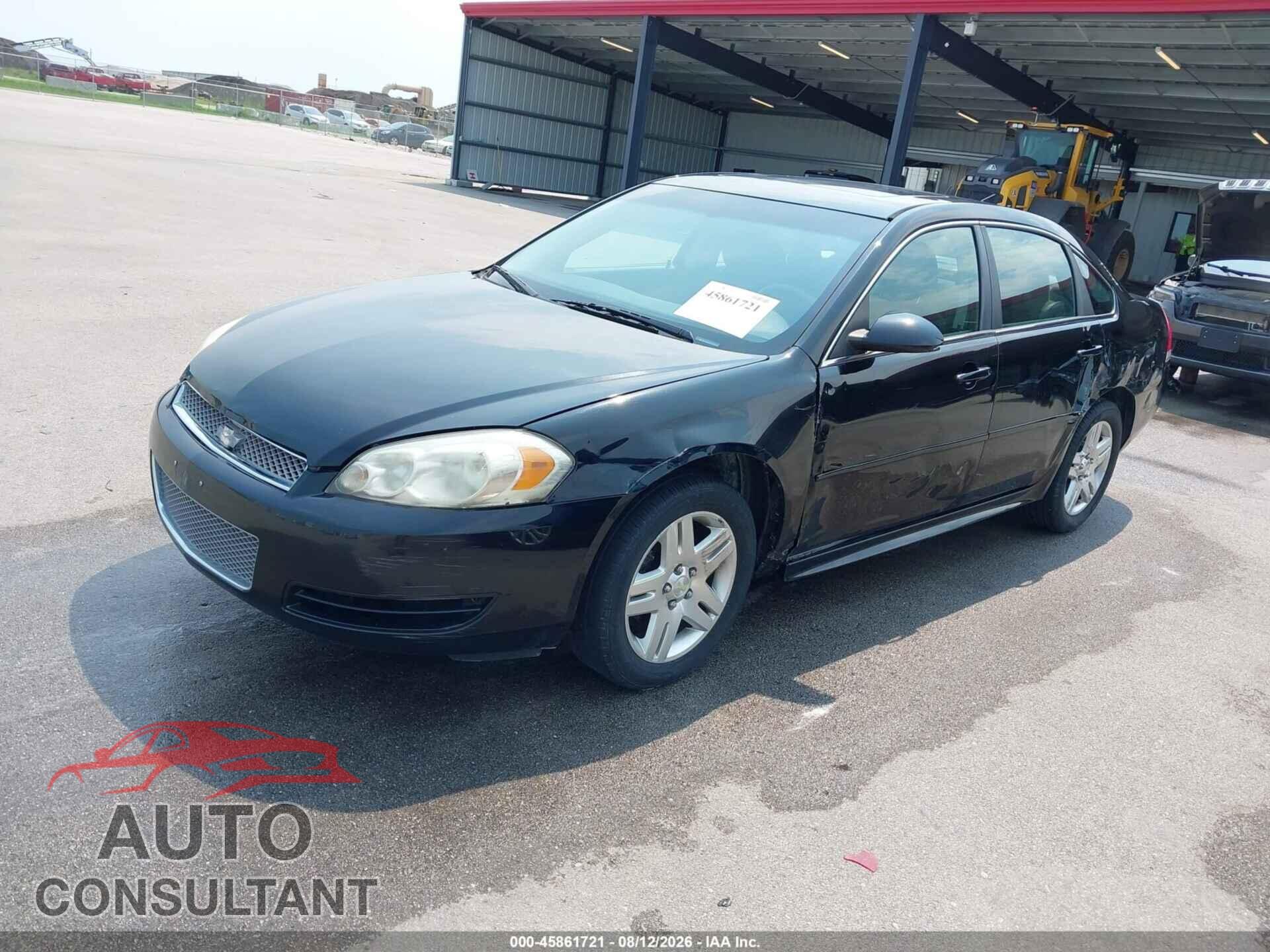 CHEVROLET IMPALA 2013 - 2G1WG5E36D1263859