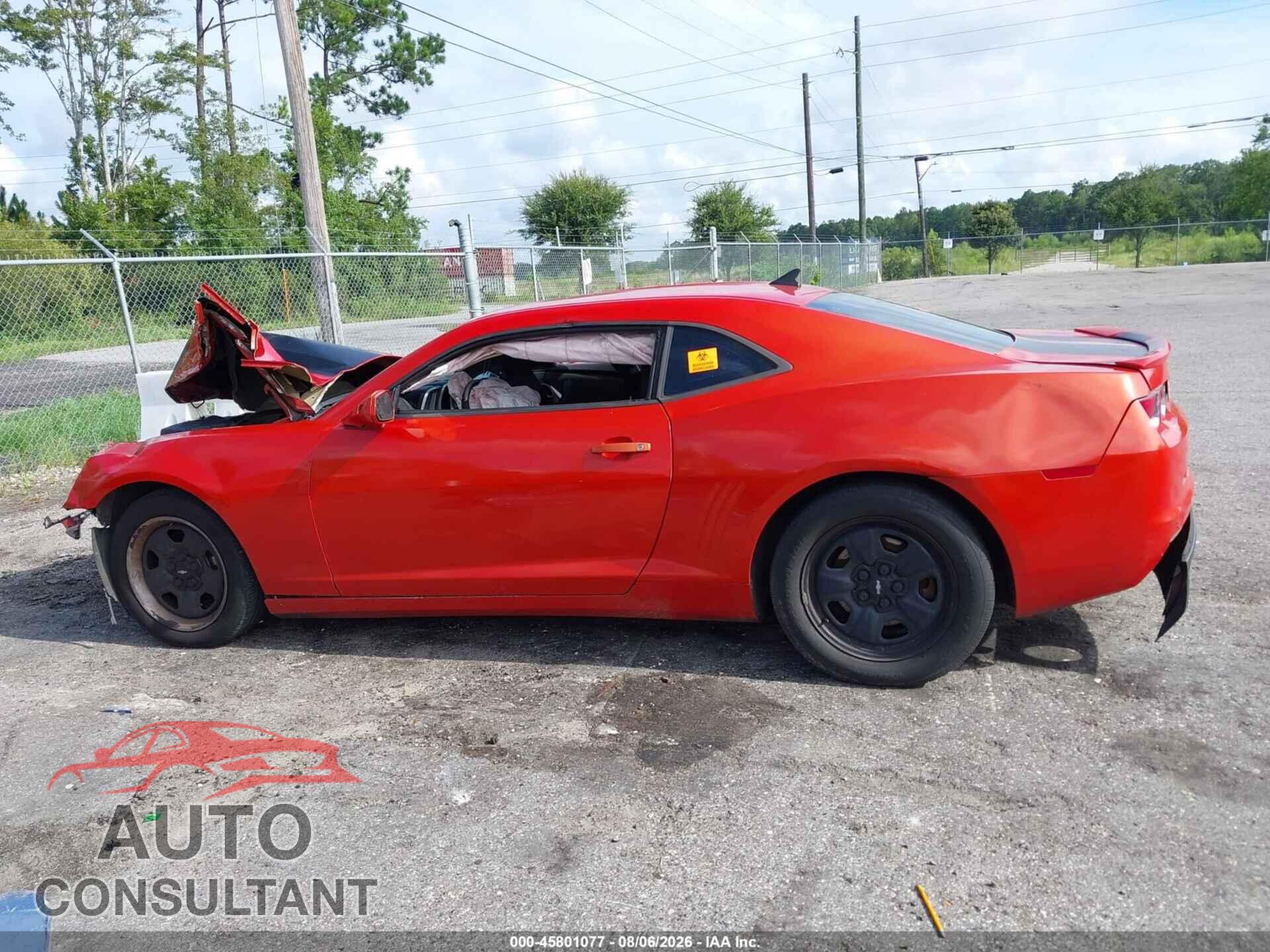 CHEVROLET CAMARO 2012 - 2G1FA1E37C9181150