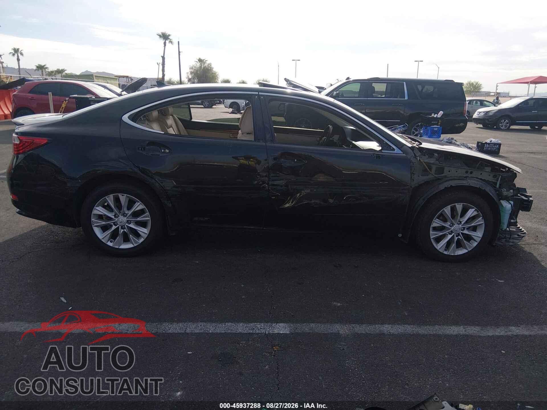 LEXUS ES 300H 2013 - JTHBW1GG6D2003302