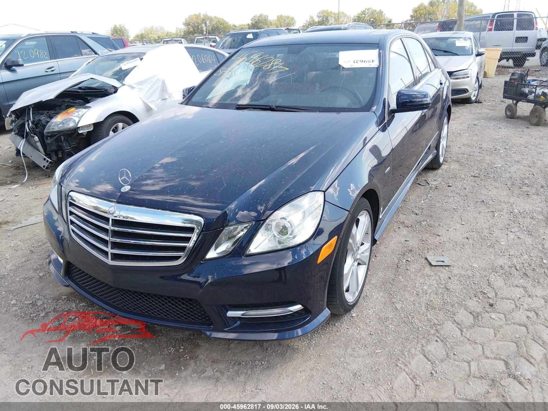 MERCEDES-BENZ E 350 2012 - WDDHF8JB5CA545664