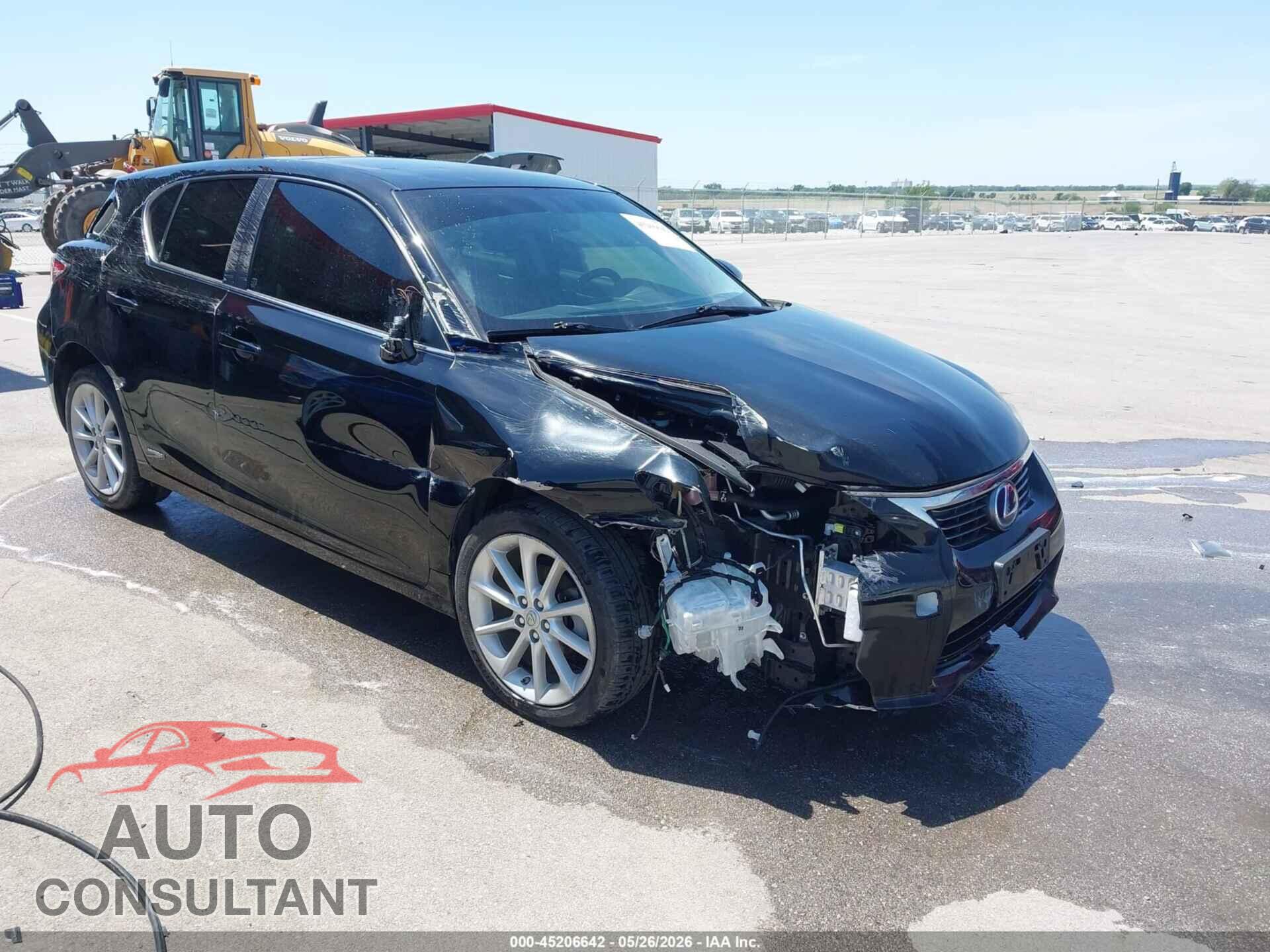 LEXUS CT 200H 2012 - JTHKD5BH1C2072295