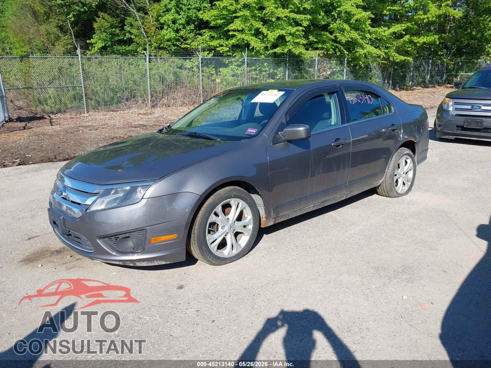 FORD FUSION 2012 - 3FAHP0HA9CR208982