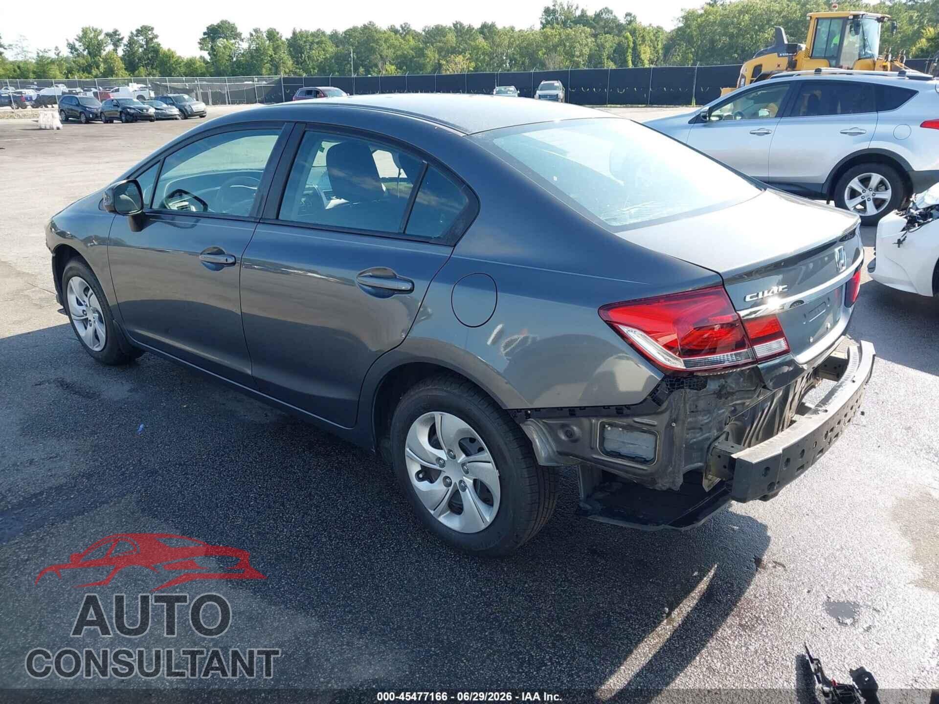 HONDA CIVIC 2013 - 2HGFB2F59DH541585