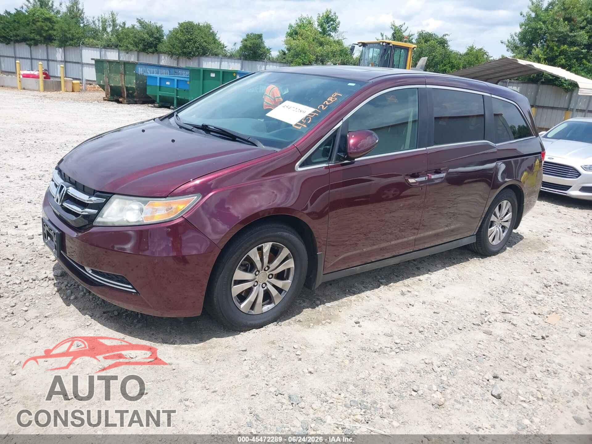 HONDA ODYSSEY 2015 - 5FNRL5H60FB030114