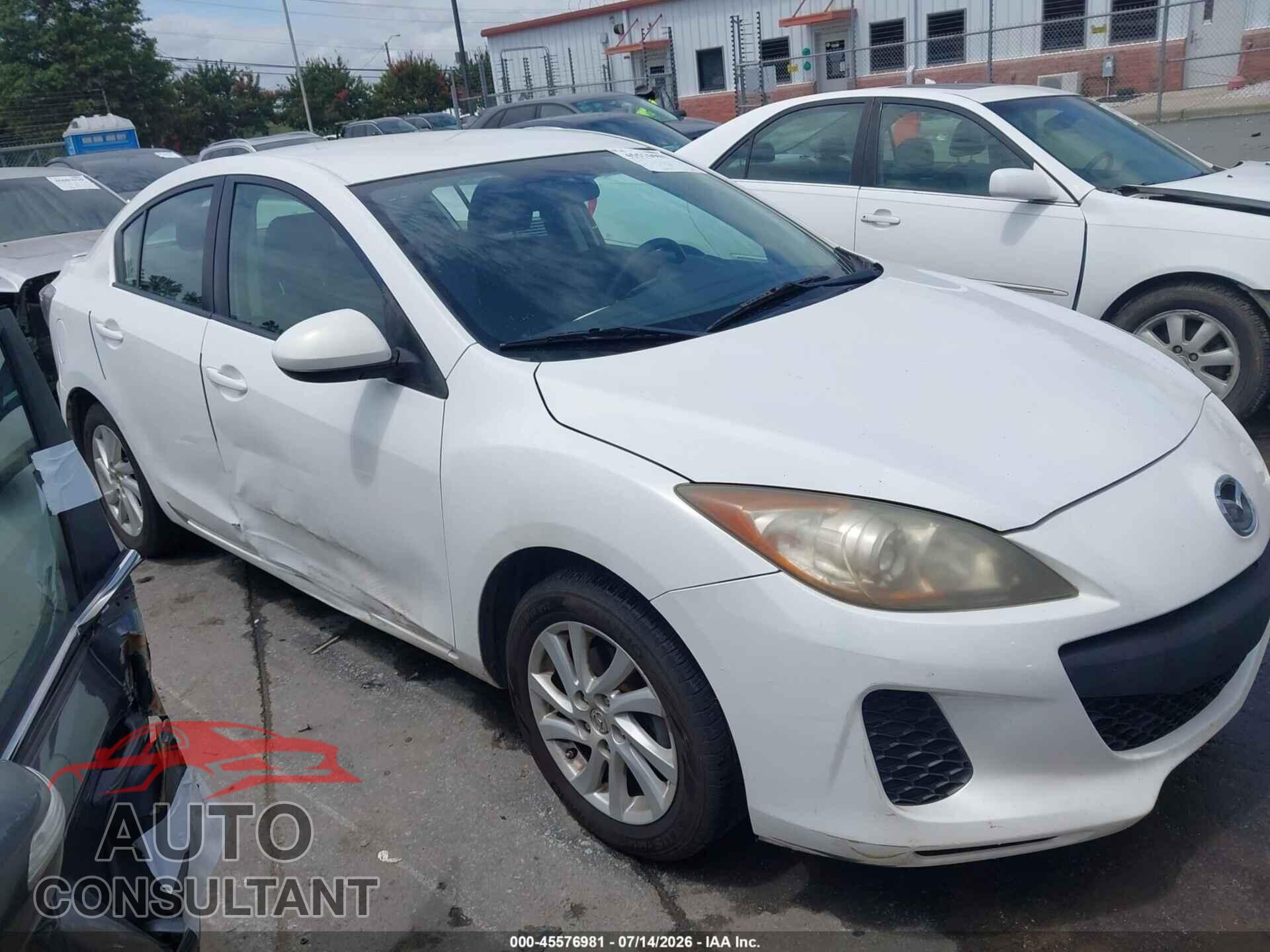 MAZDA MAZDA3 2012 - JM1BL1VF3C1514958