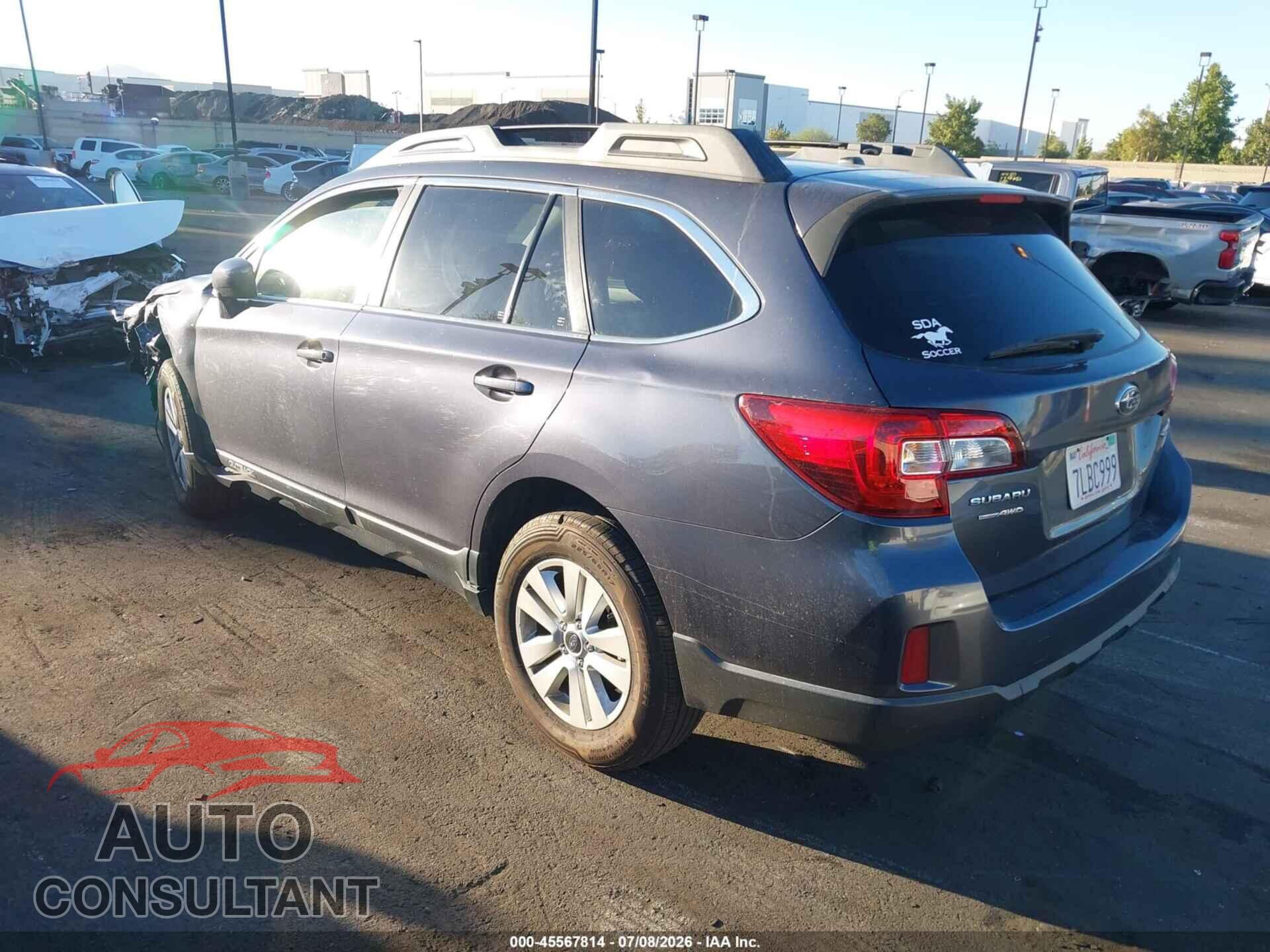SUBARU OUTBACK 2015 - 4S4BSACC6F3318870
