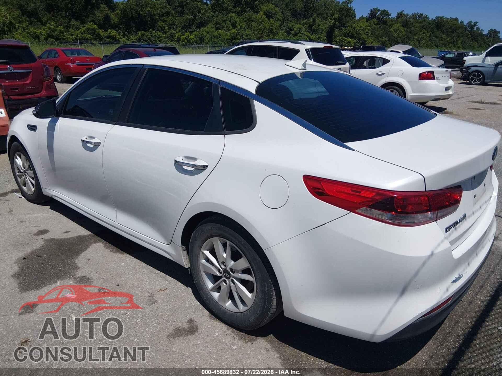 KIA OPTIMA 2016 - KNAGT4L35G5085396