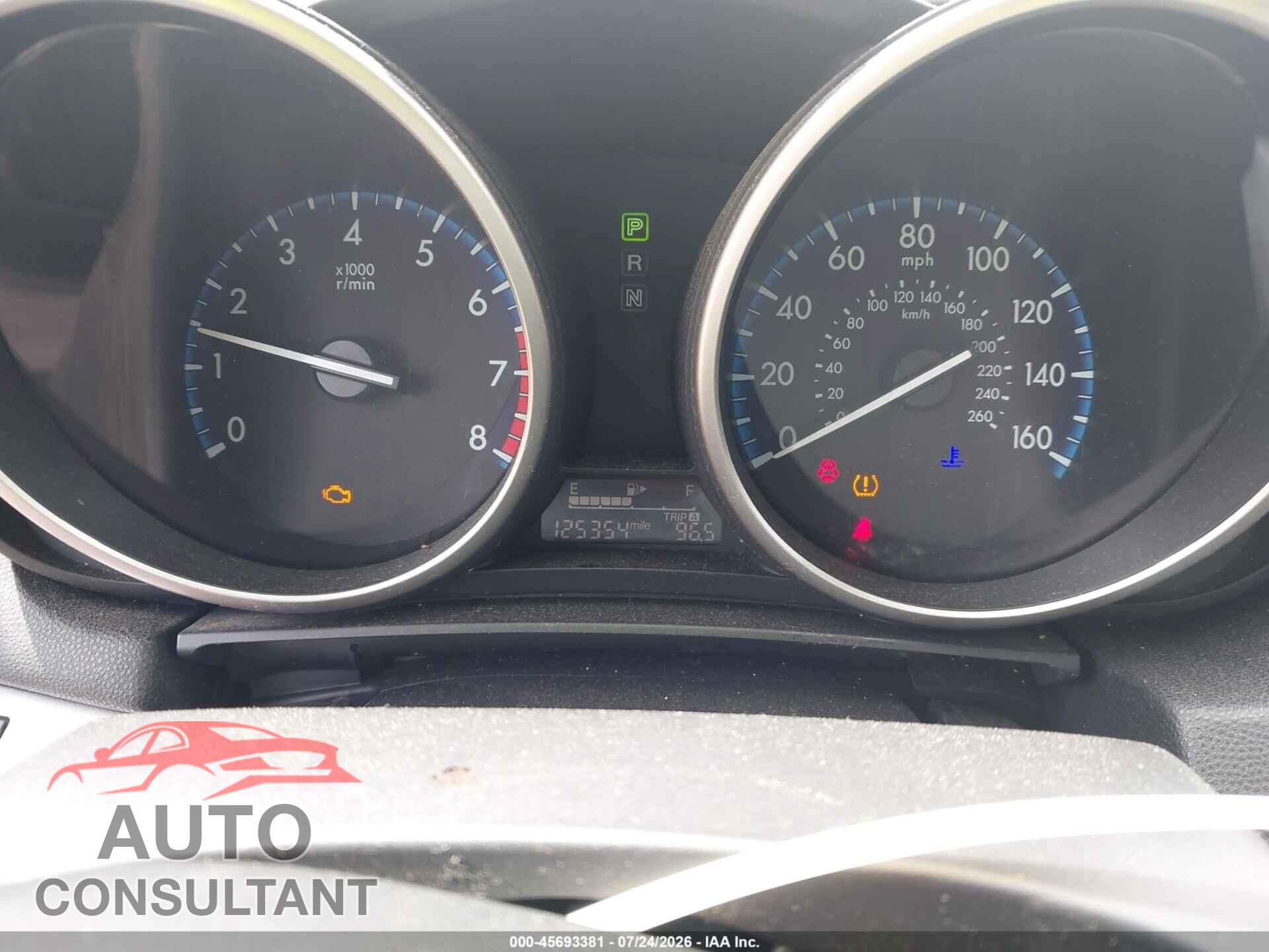 MAZDA MAZDA3 2012 - JM1BL1V87C1698786