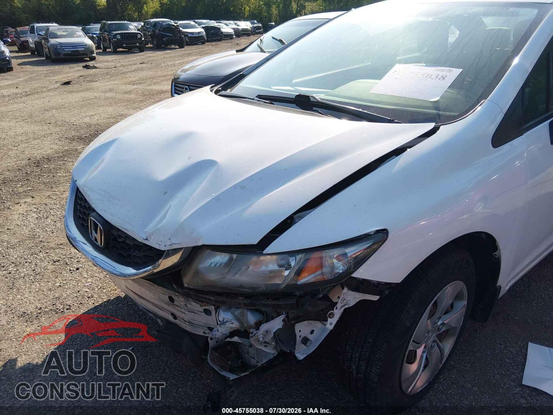 HONDA CIVIC 2014 - 19XFB2F52EE032479