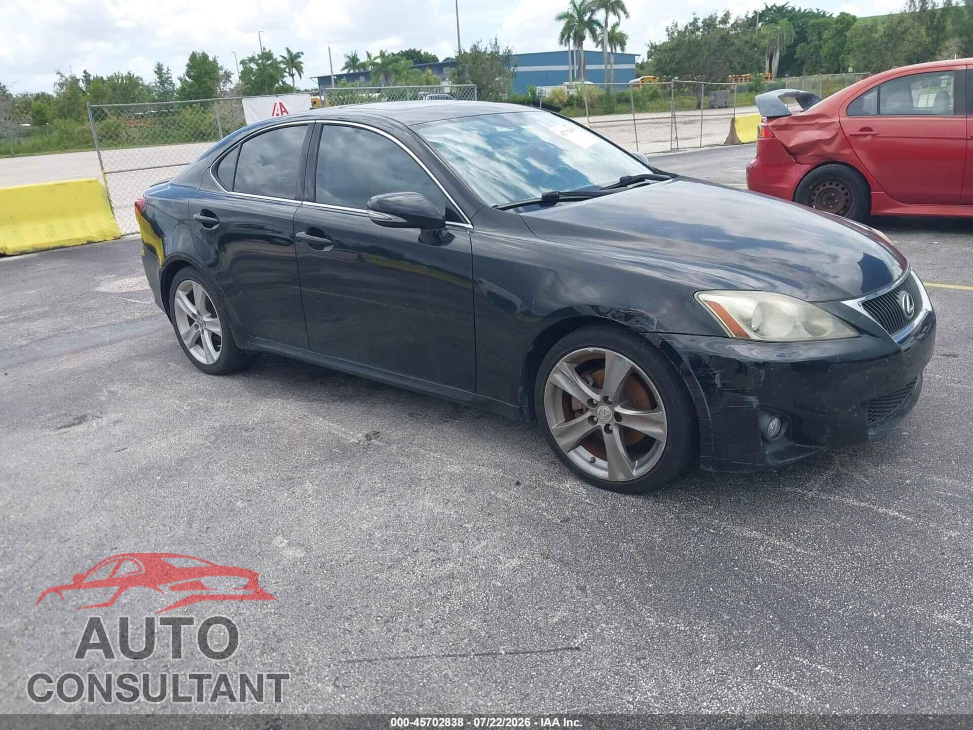 LEXUS IS 250 2012 - JTHBF5C29C5177766